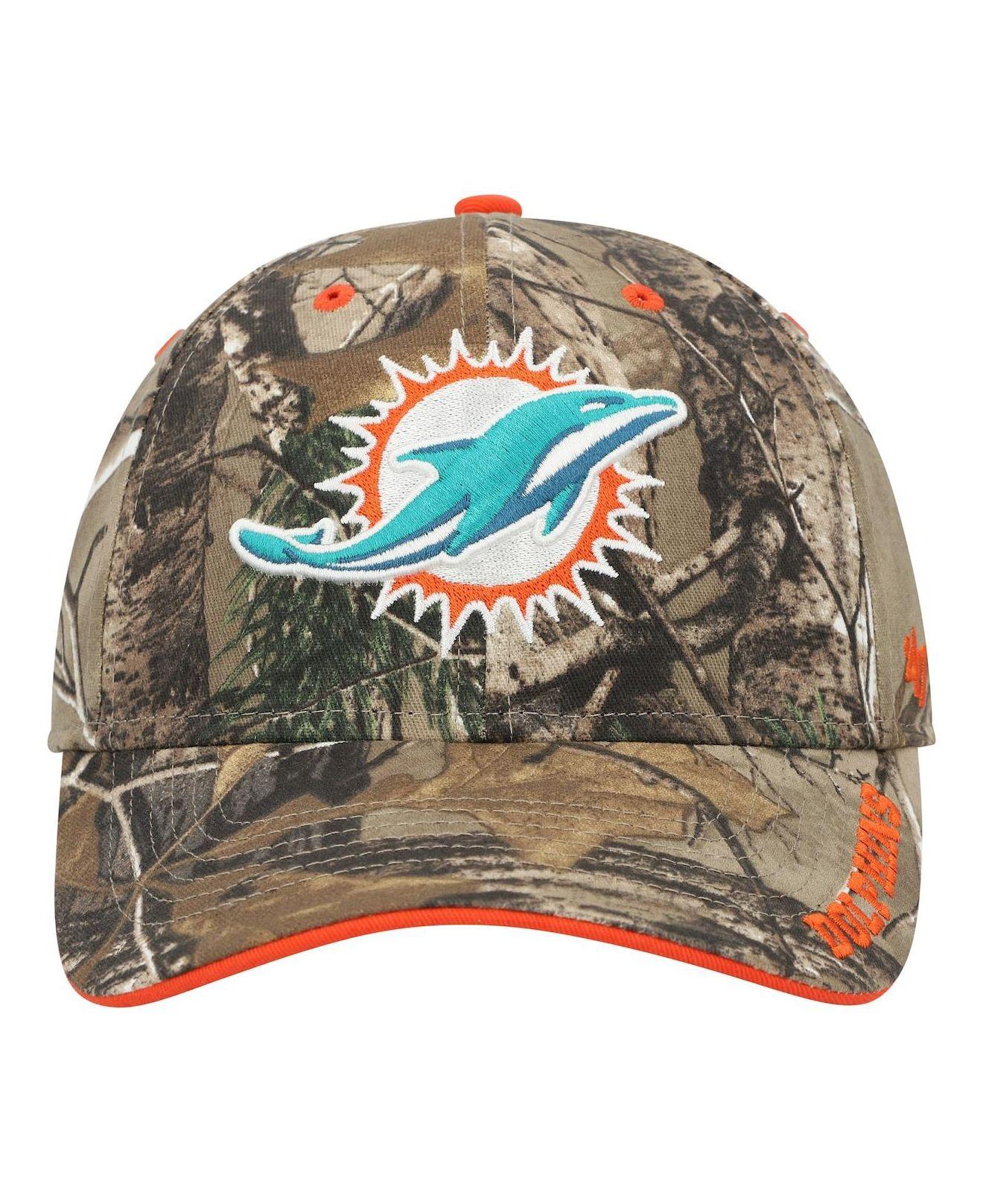 47 Brand Realtree Camo Miami Dolphins Frost Mvp Adjustable Hat for