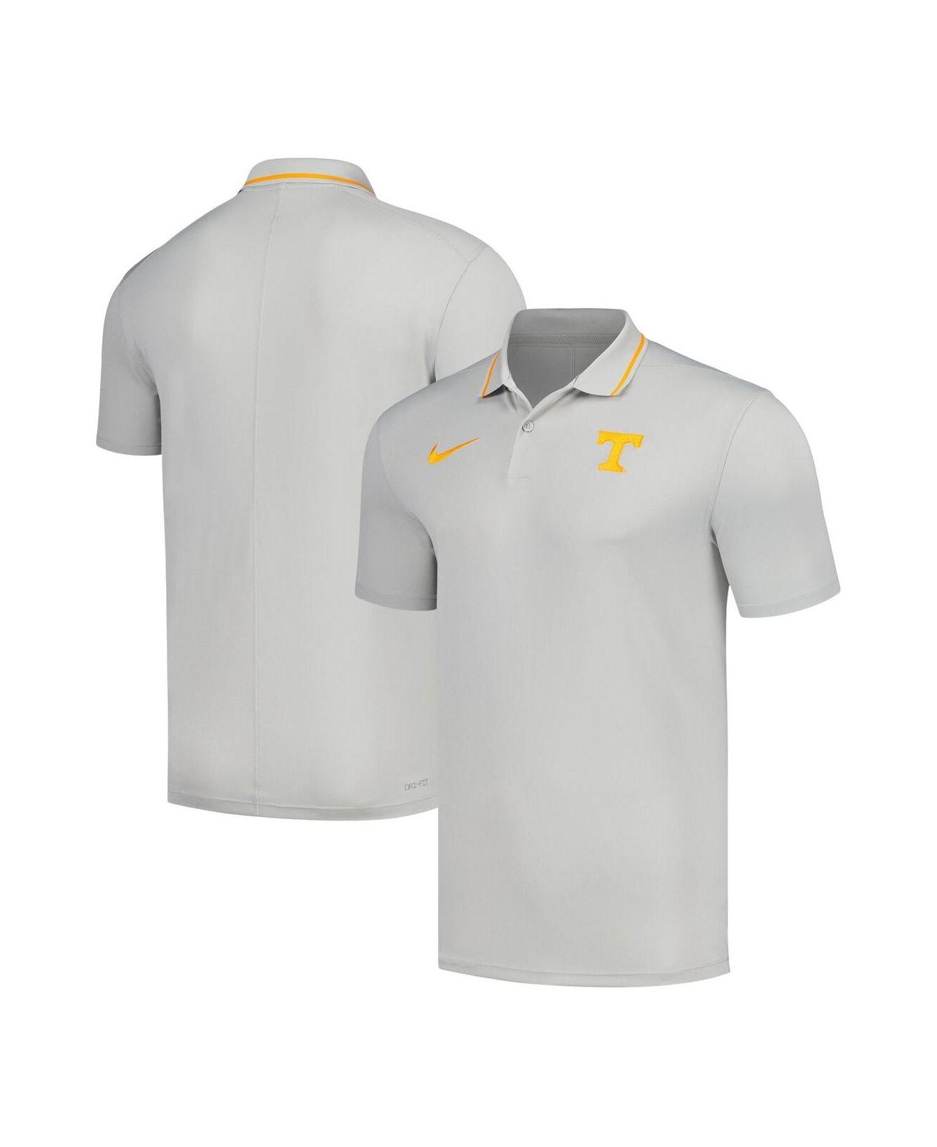 Nike Gray Tennessee Volunteers 2023 Coaches Performance Polo Shirt for