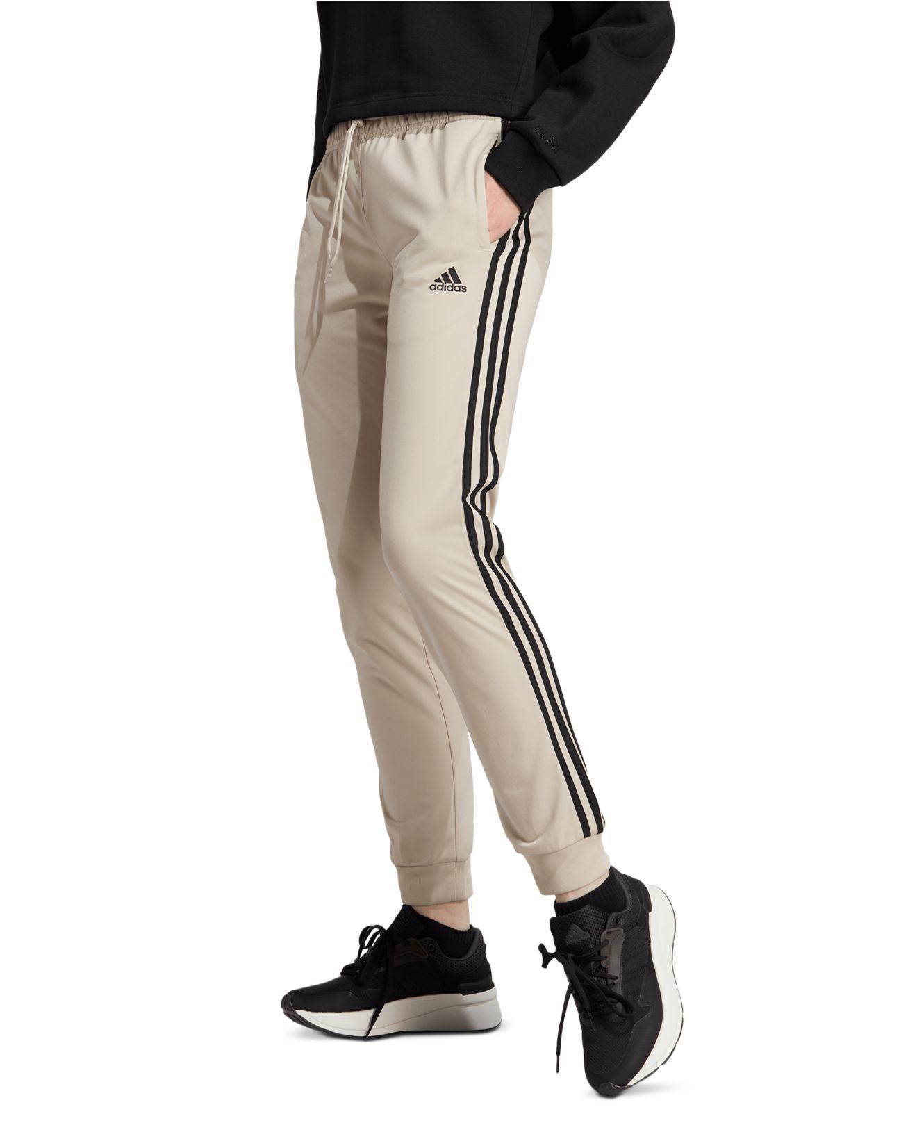adidas Essentials Warm-up Slim Tapered 3-stripes Track Pants, Xs-4x in  Black