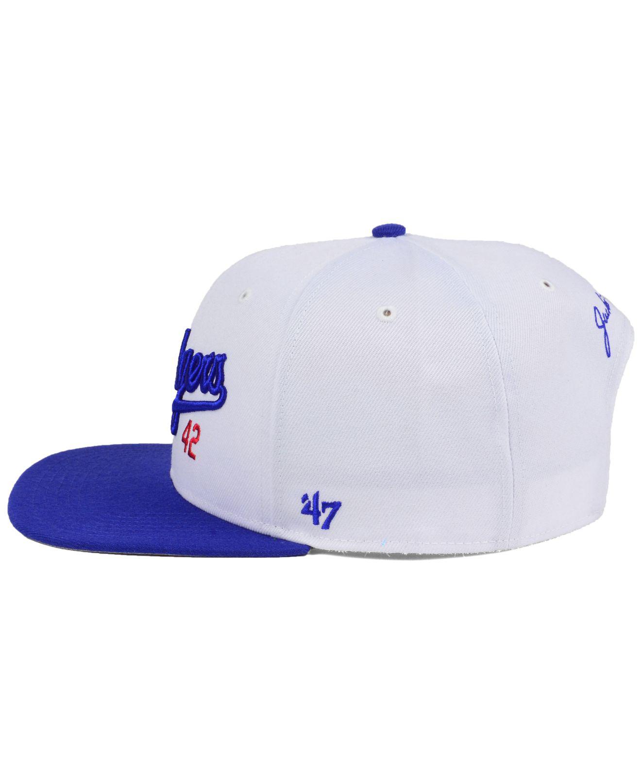 BROOKLYN DODGERS 42 JACKIE ROBINSON OFF WHITE NEW ERA FITTED CAP – SHIPPING  DEPT