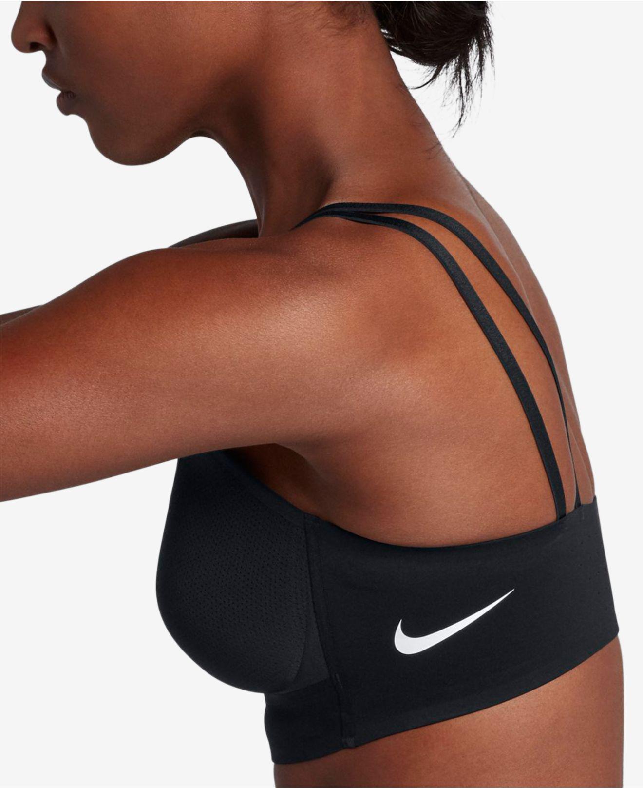 Nike Synthetic Indy Breathe Light Support Sports Bra in Black - Lyst