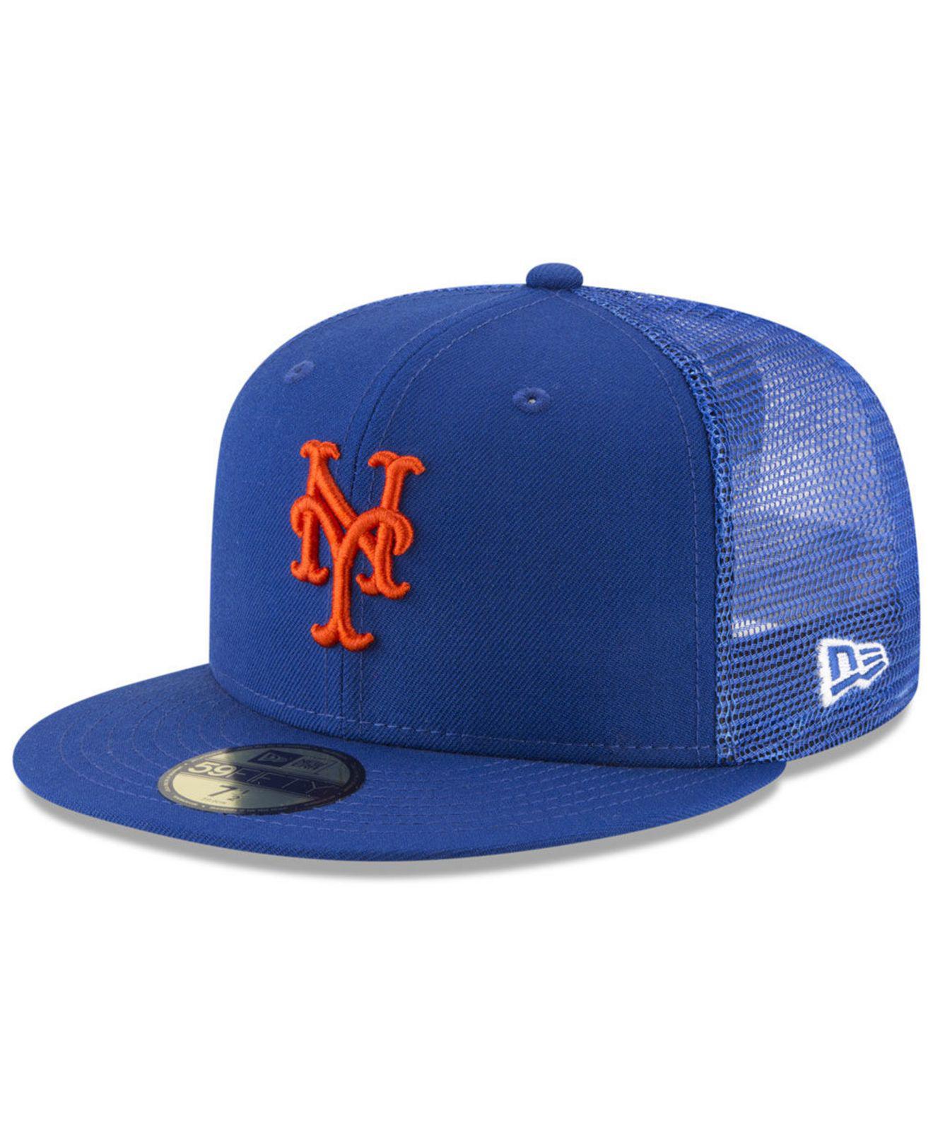 Ny mets fitted hats Clearance