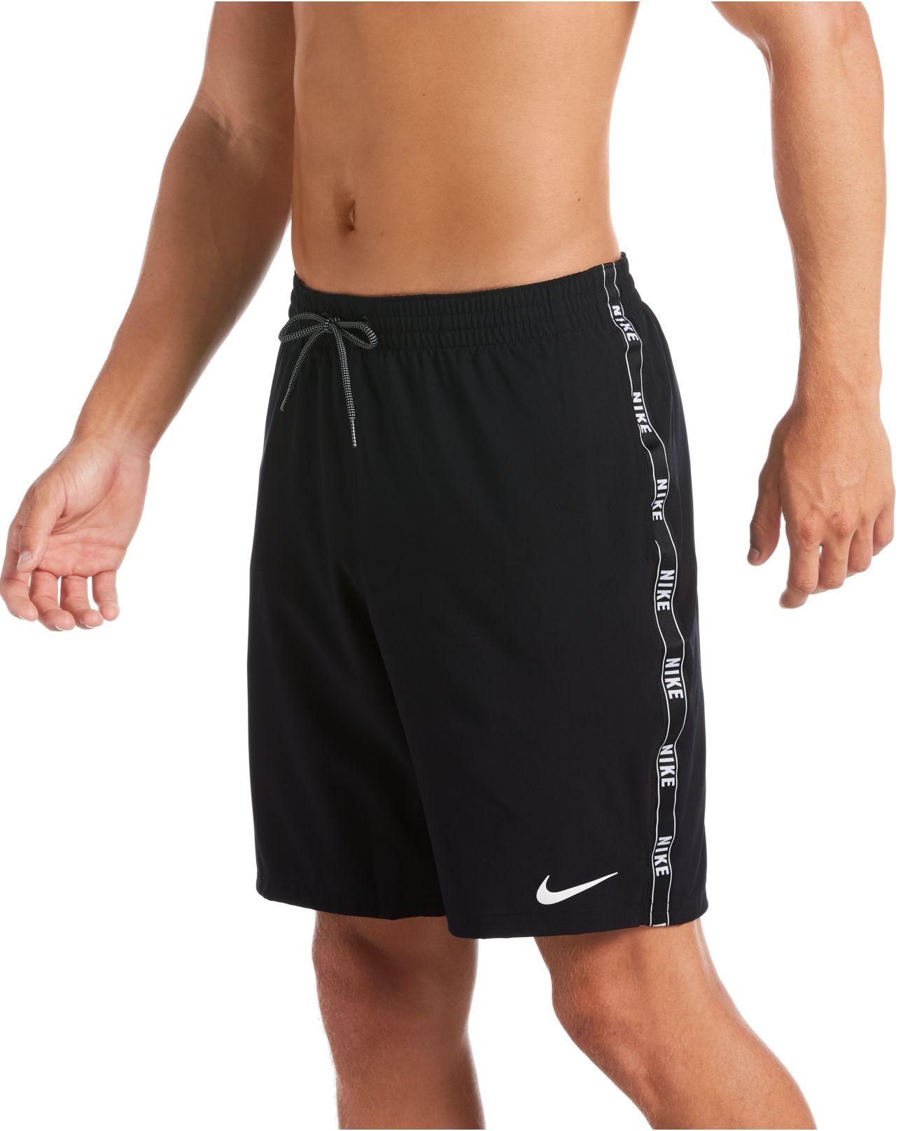 nike air logo tape shorts in 