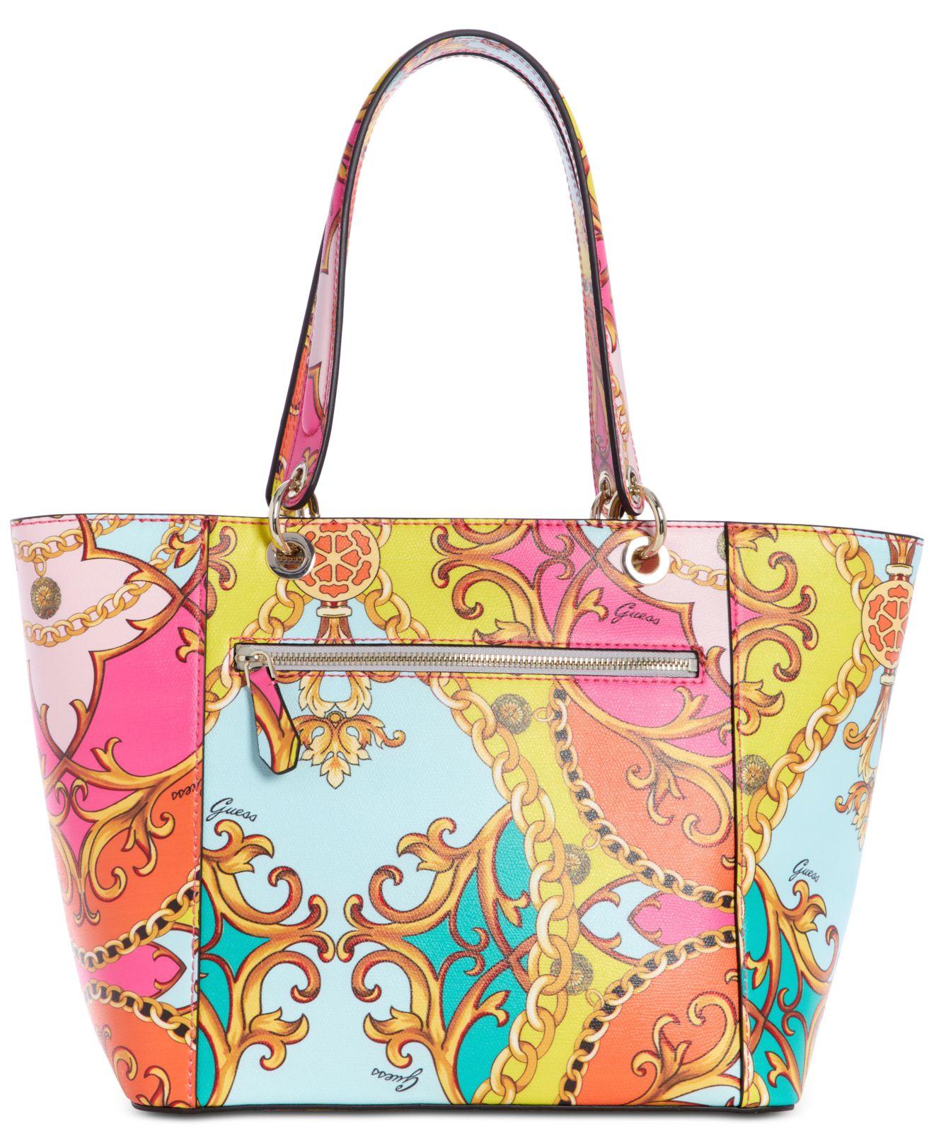 guess kamryn floral tote