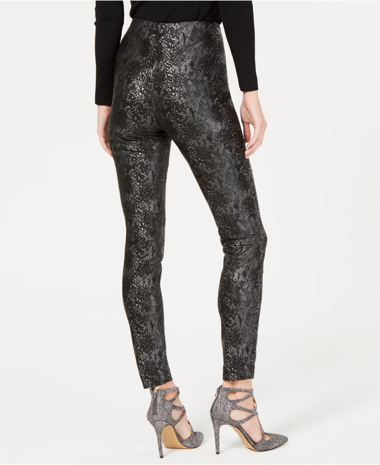 Snake print skinny trousers Clearance
