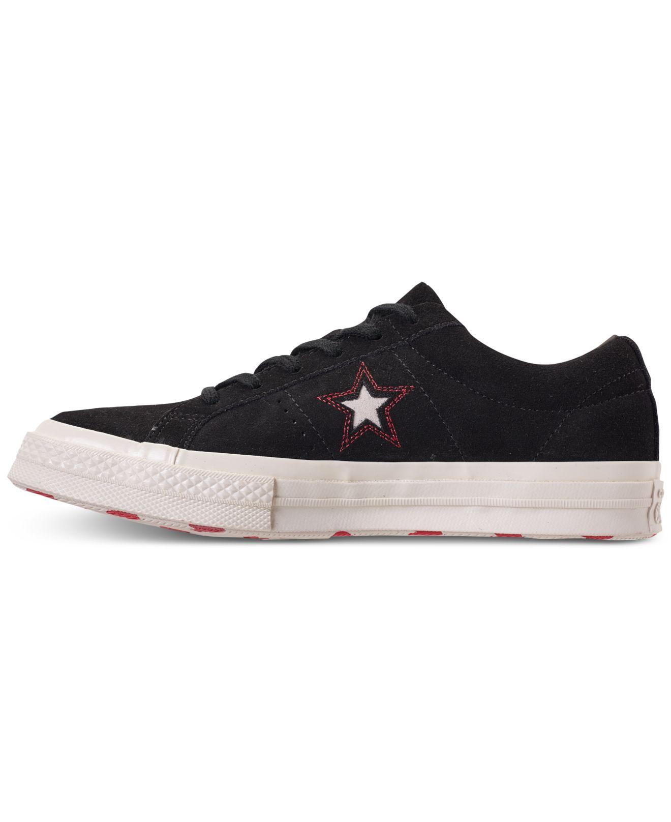 converse one star love metallic
