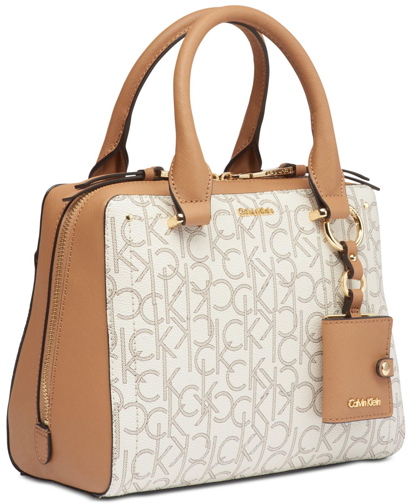 calvin klein small satchel