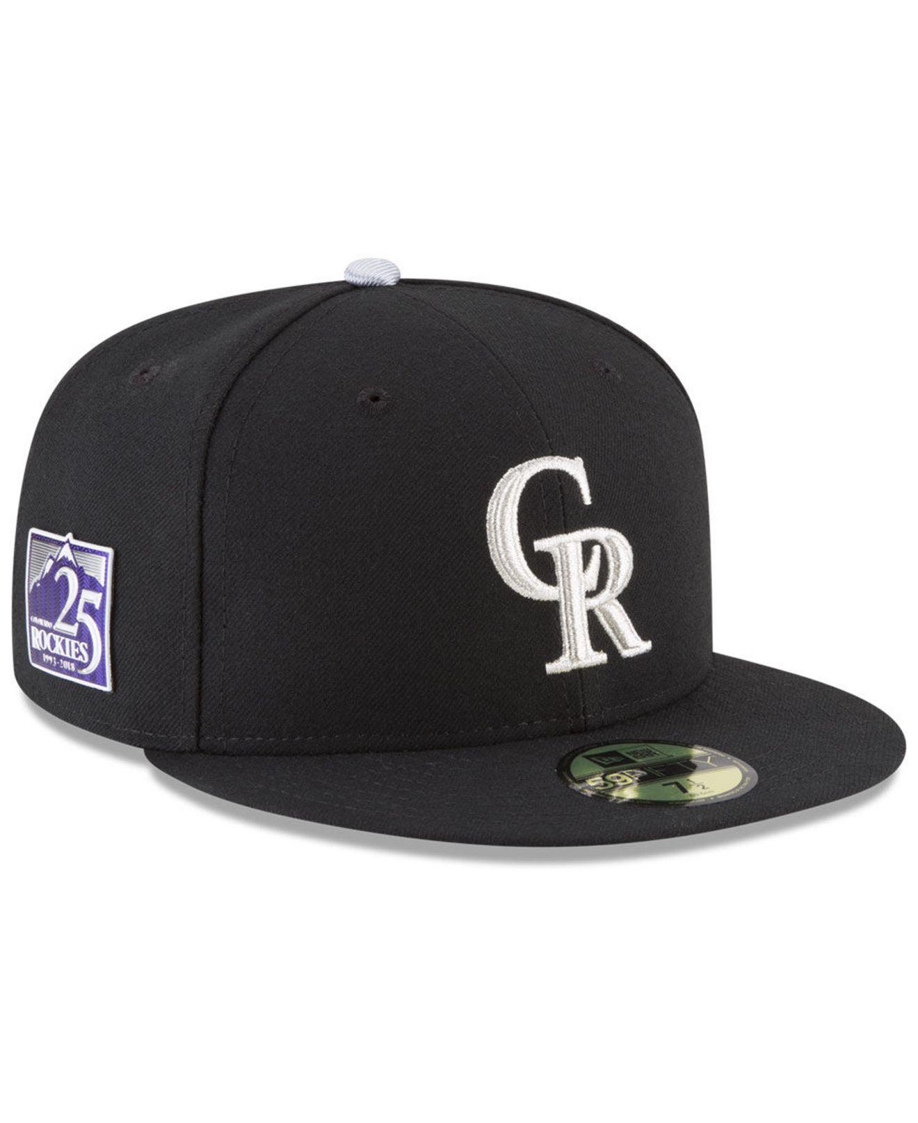 KTZ Colorado Rockies Authentic Collection 25th Anniversary 59fifty