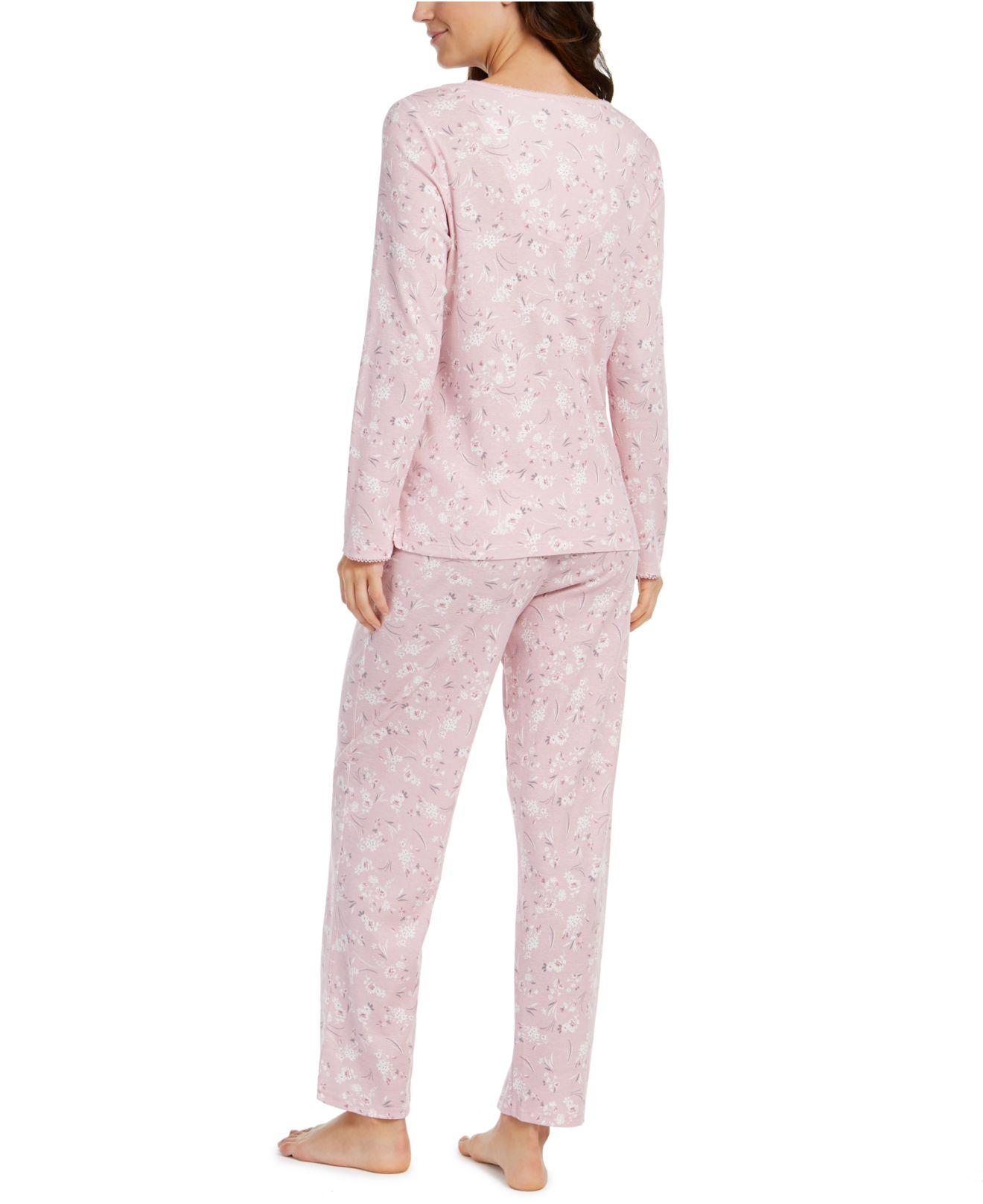 charter club cotton pajama sets