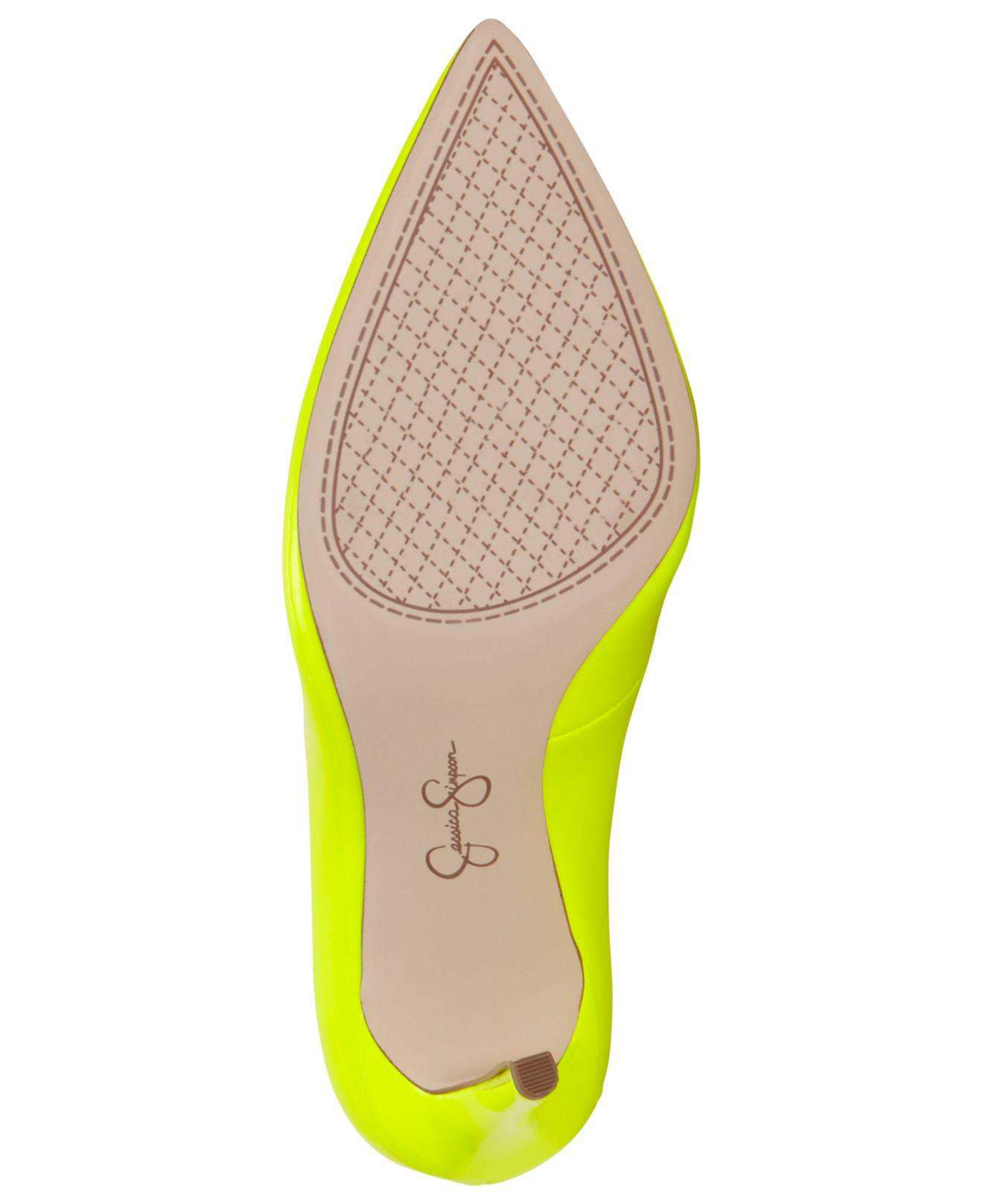 jessica simpson cassani pumps yellow