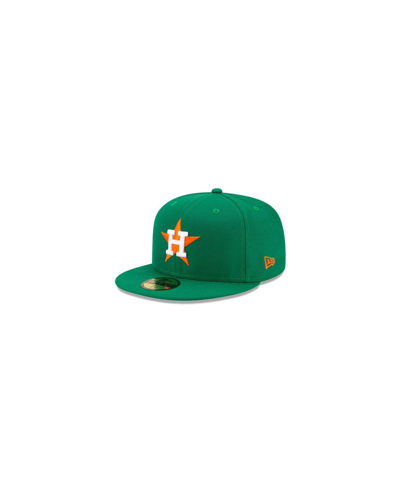 KTZ Houston Astros Kelly Green Color Uv 59fifty Cap for Men