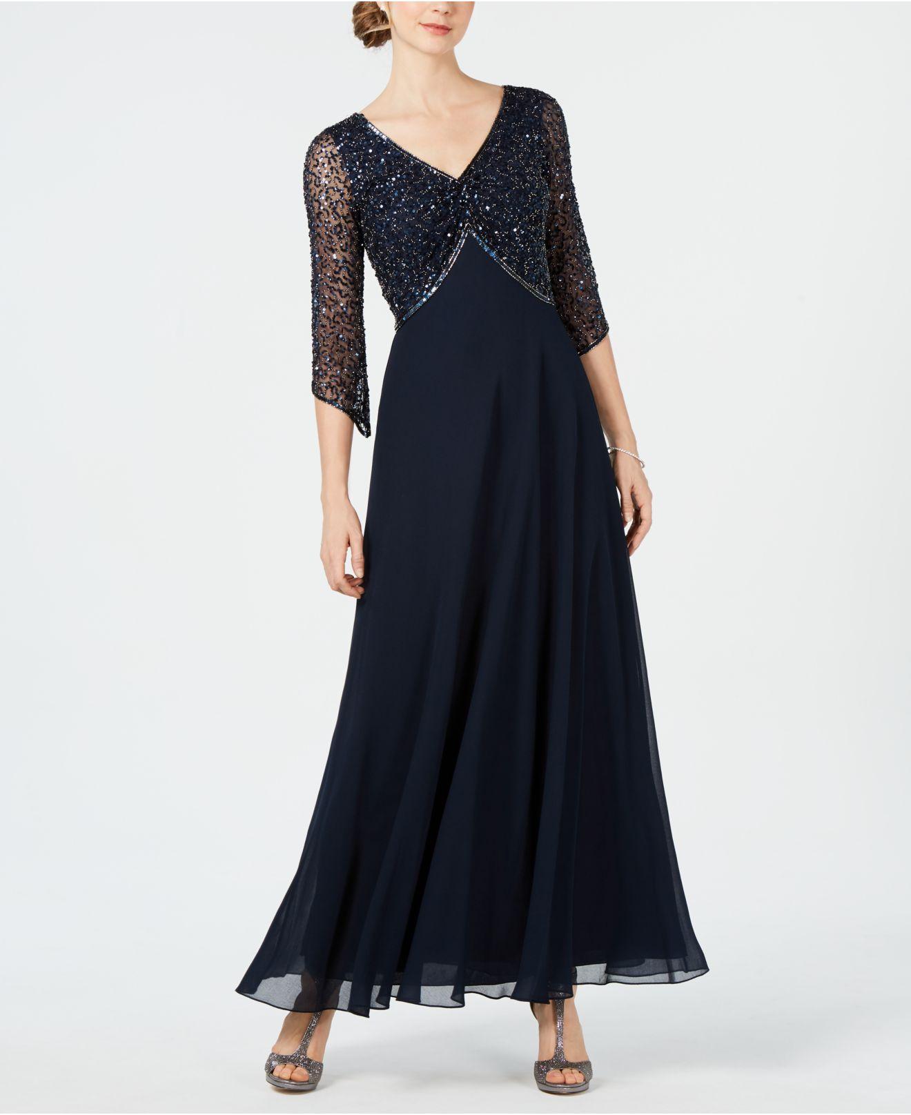 jkara navy gown