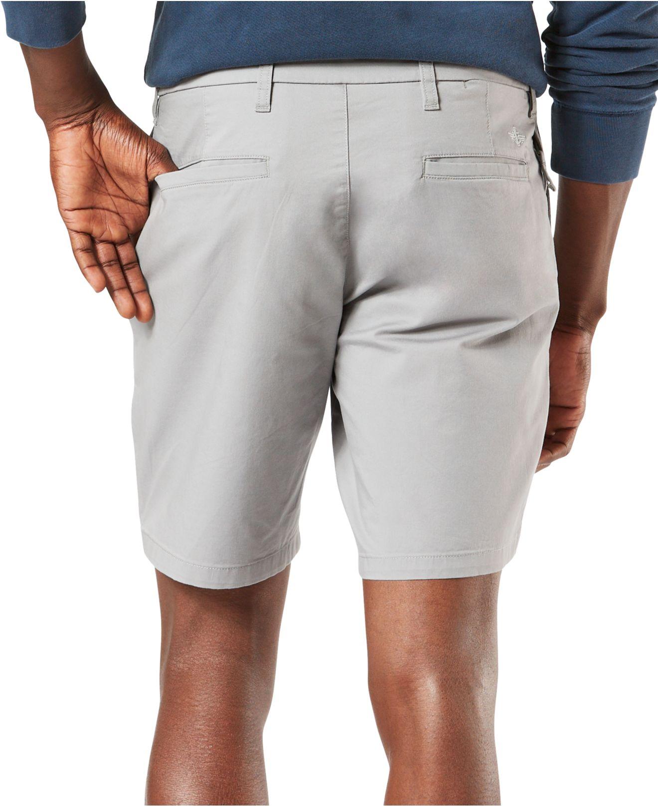 dockers men's ultimate supreme flex stretch solid shorts