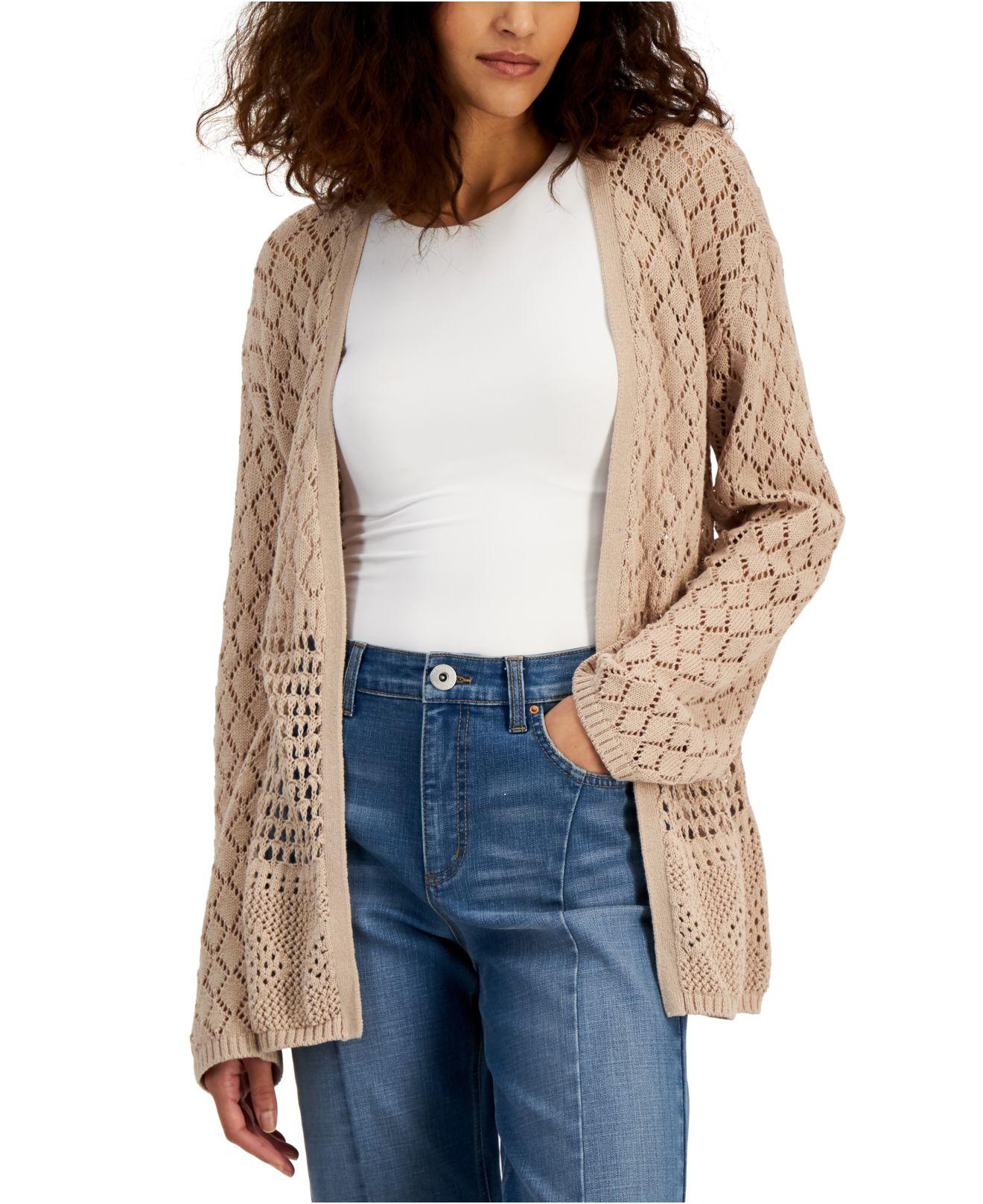 INC International Concepts Crochet Cardigan, Created For Macy's Lyst