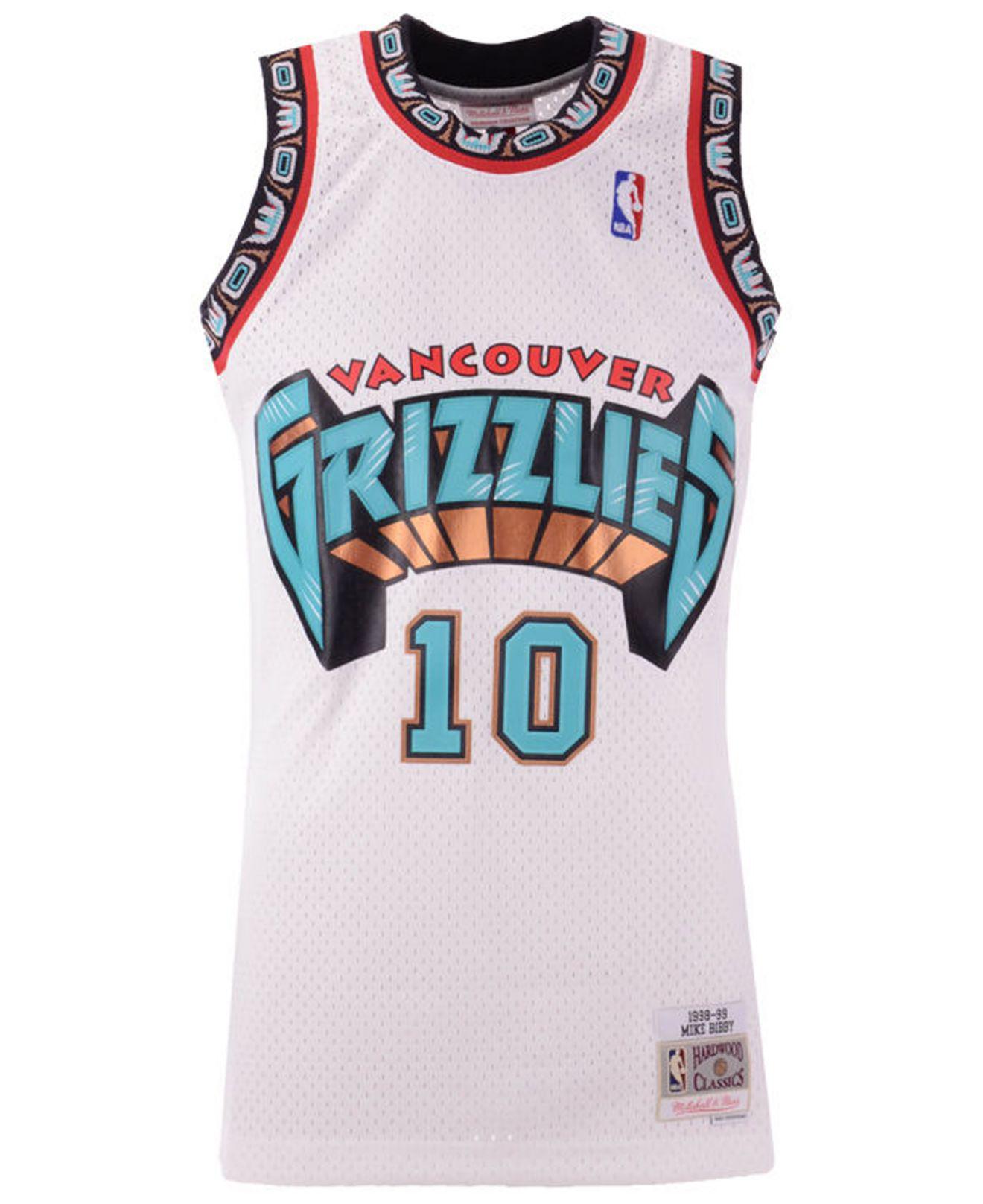 vancouver grizzlies jersey