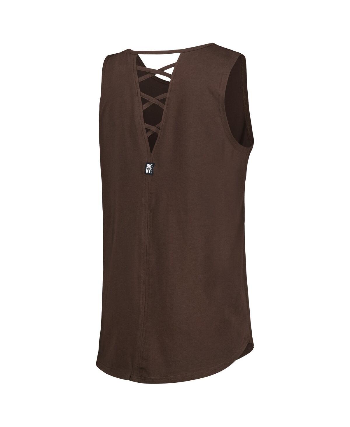 DKNY Sport San Diego Padres Claire Fashion Tri-blend Tank Top in