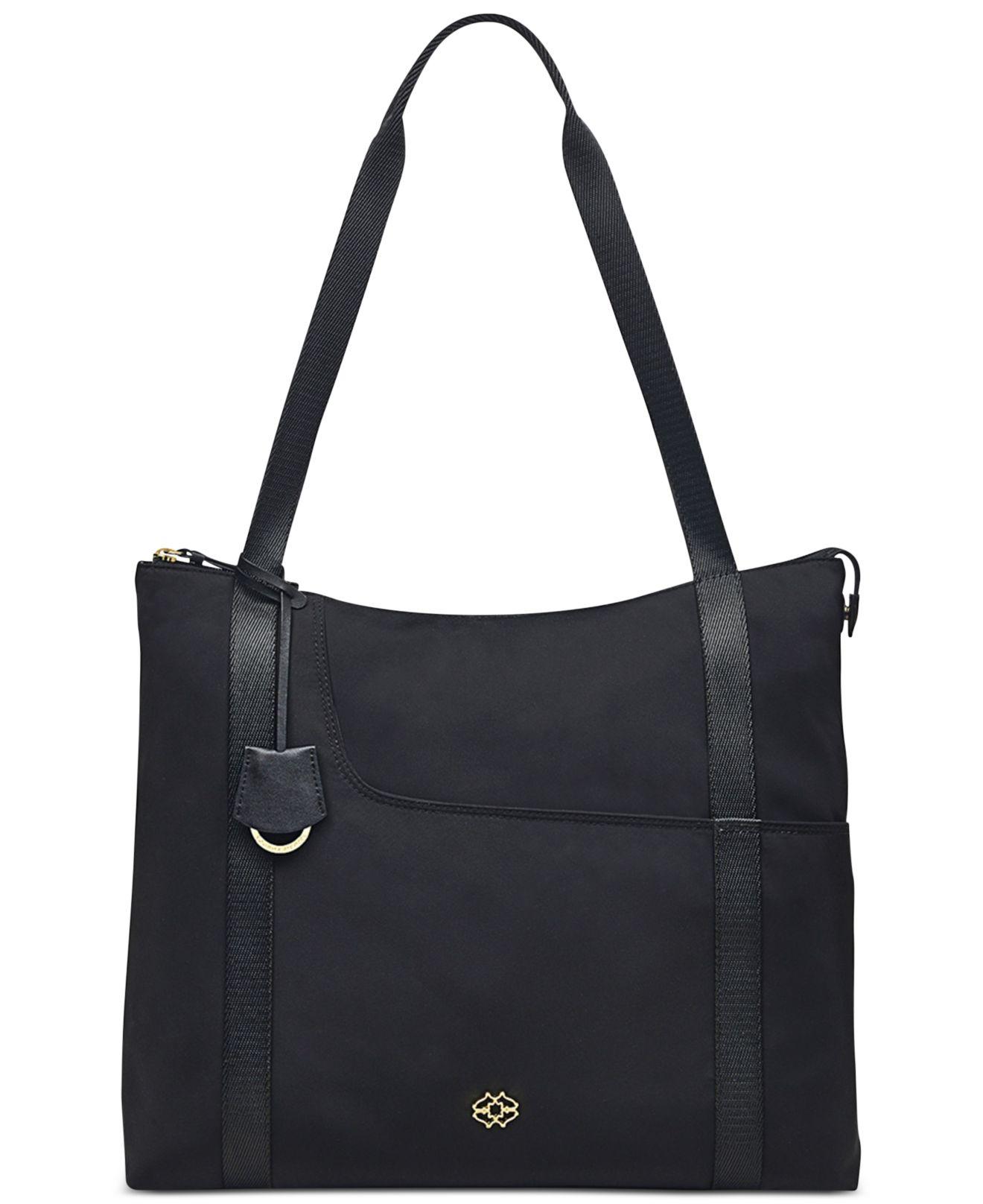 Radley Ziptop Nylon Shoulder Bag in Black Lyst