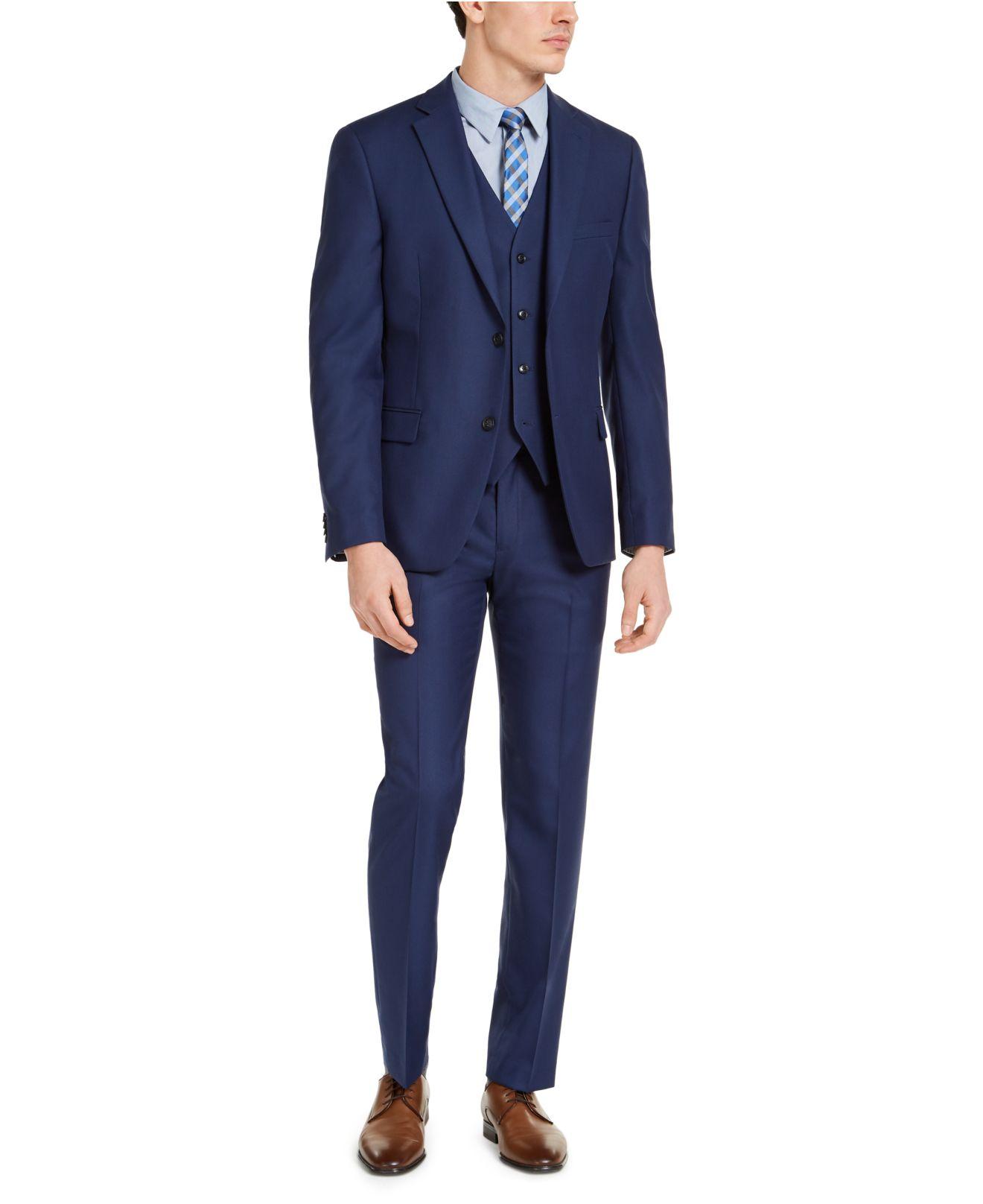 Alfani Slimfit Stretch Solid Suit Separates, Created For Macy's in