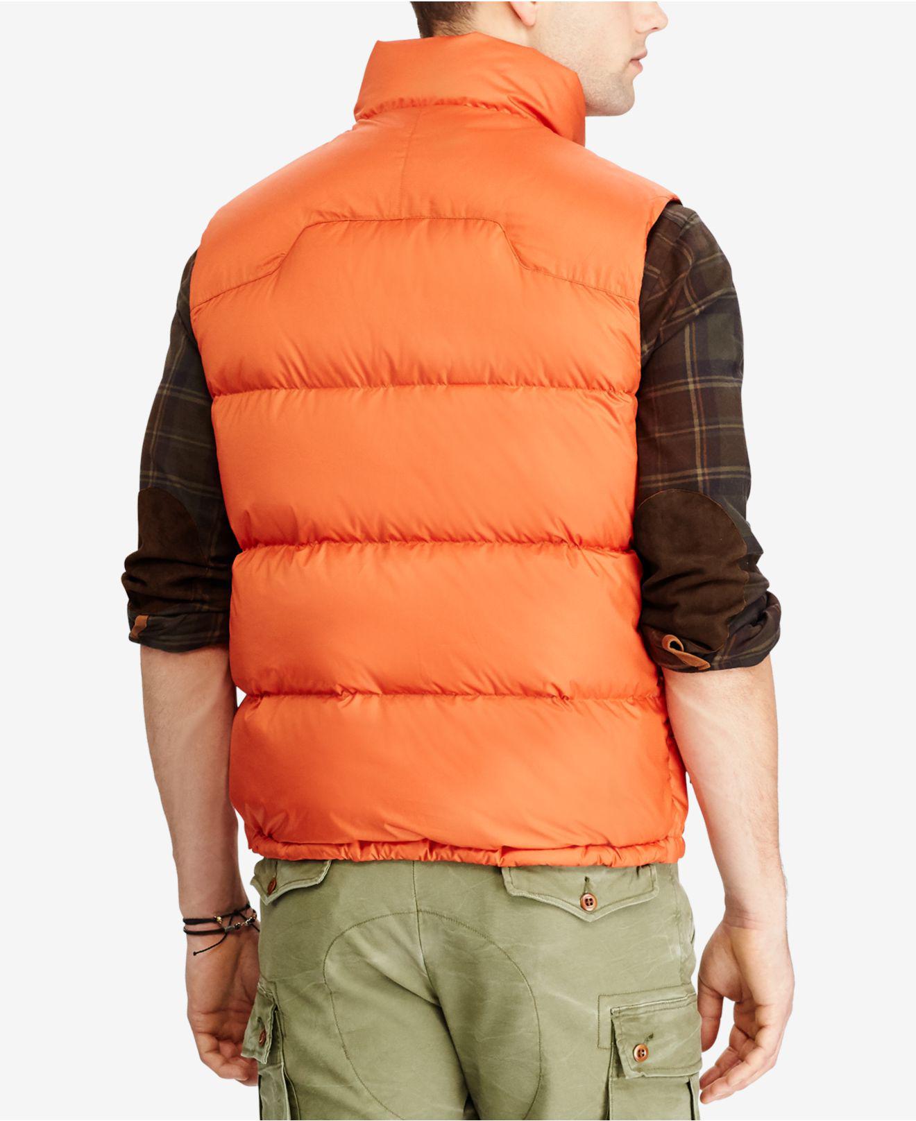 Download Polo Ralph Lauren Men's Water-repellent Down Vest in ...