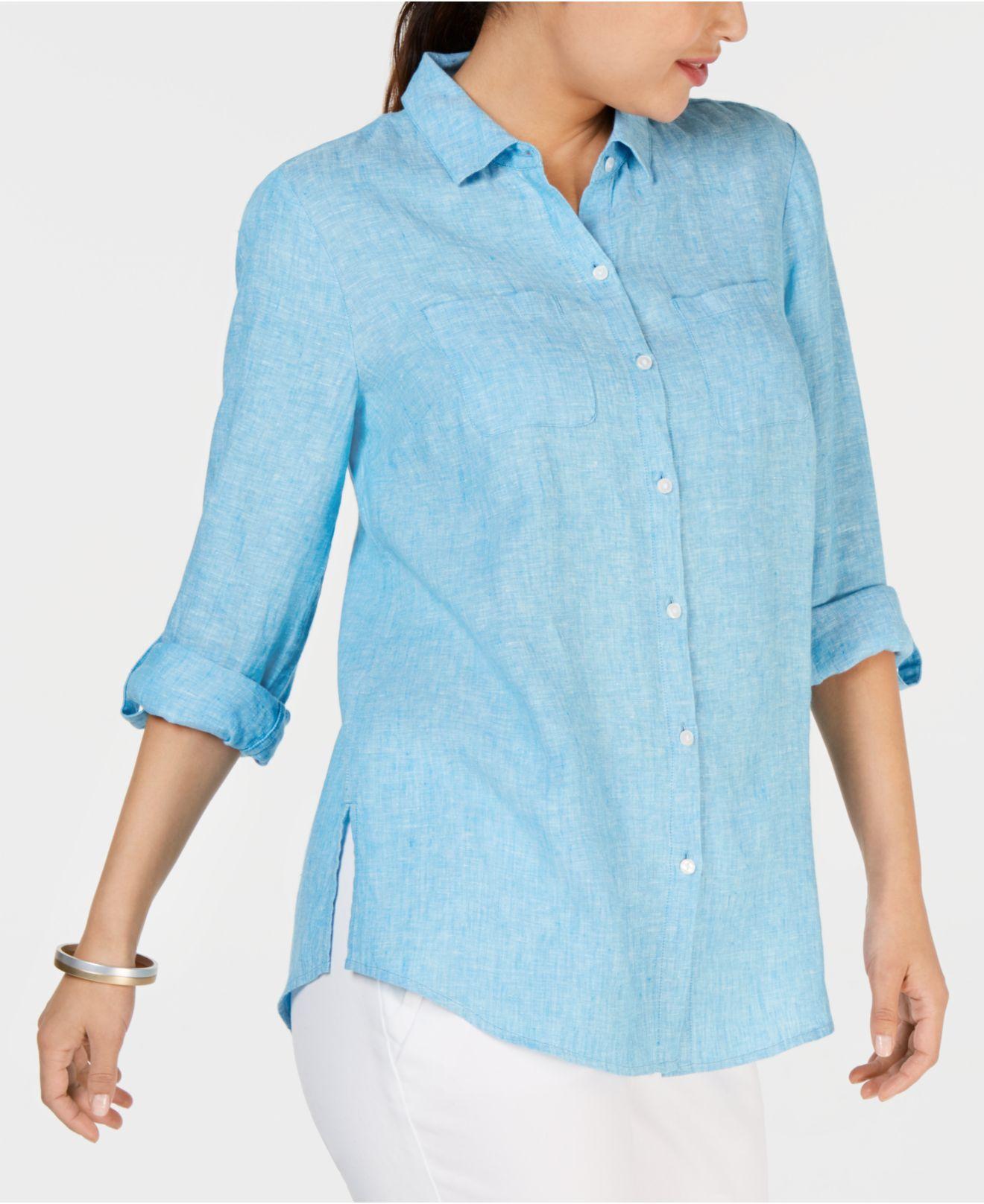 charter club linen blouses