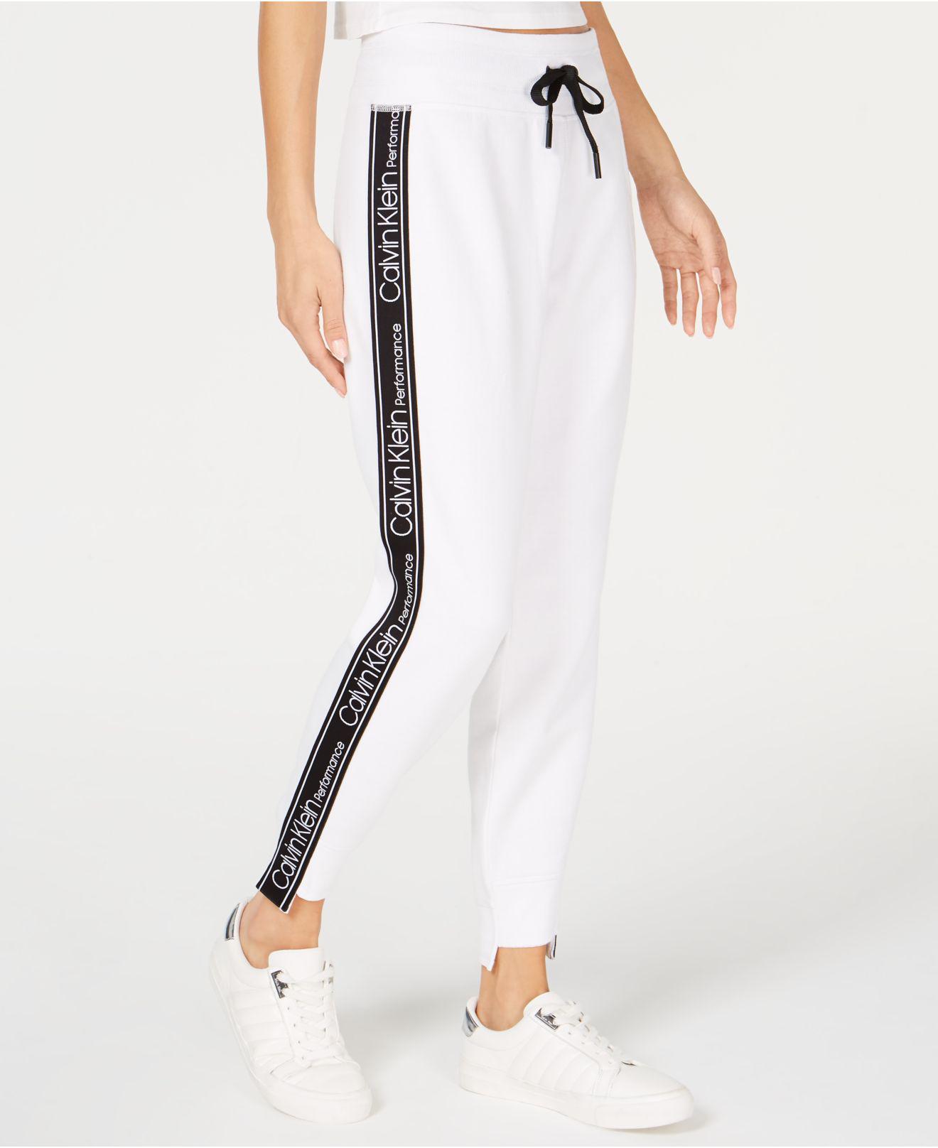 White Calvin Klein Sweatpants Store, 56% OFF | ilikepinga.com