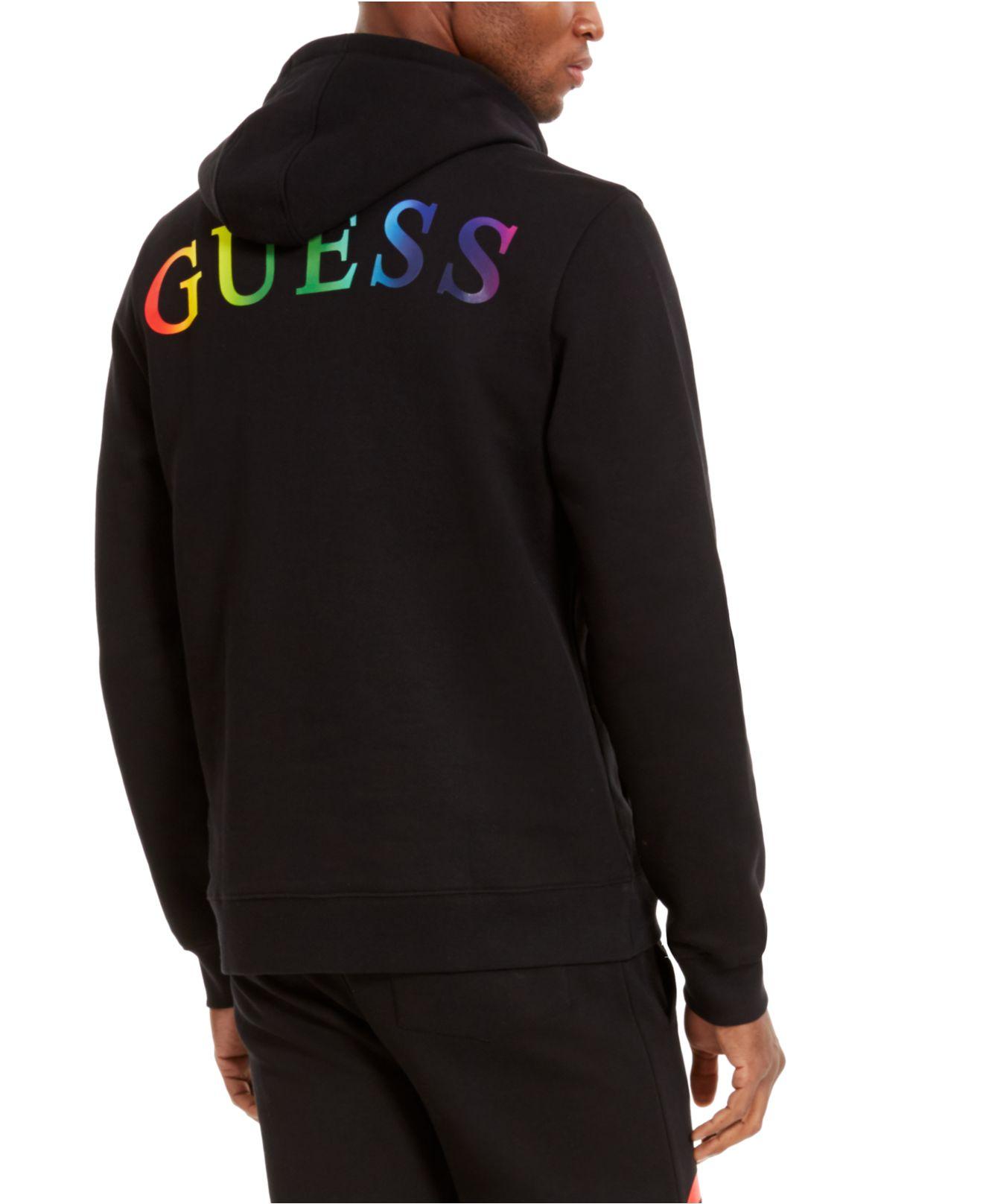guess rainbow sweatshirt