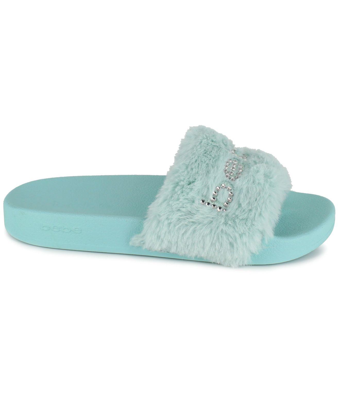 bebe fluffy slides