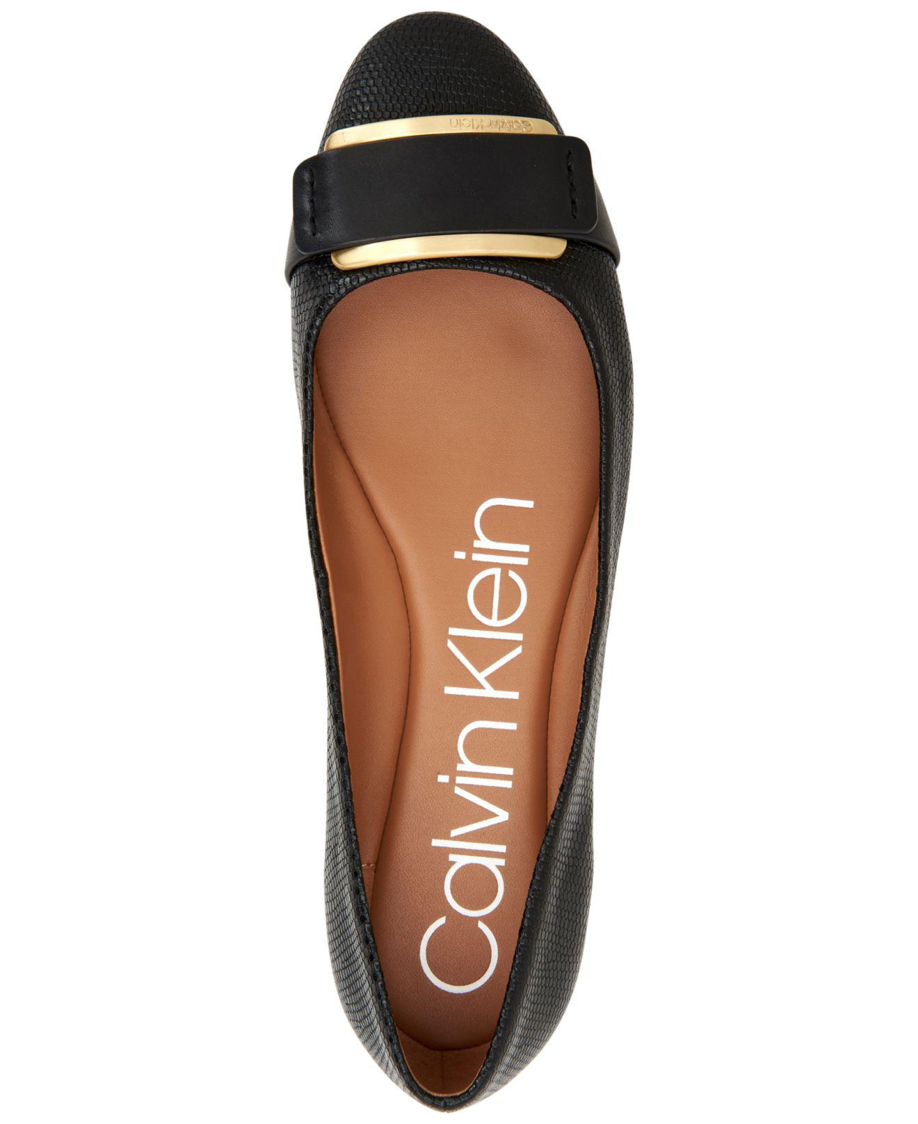 calvin klein ballet flats