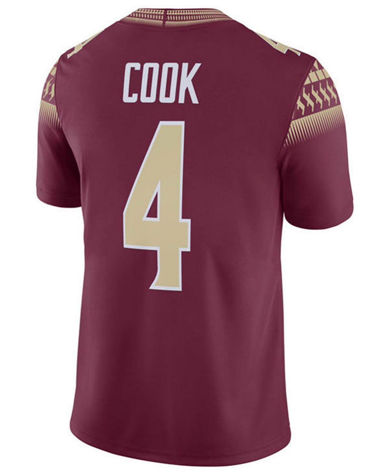 Nike Synthetic Dalvin Cook Florida State Seminoles Player Game Jersey in Maroon (Purple) for Men ...
