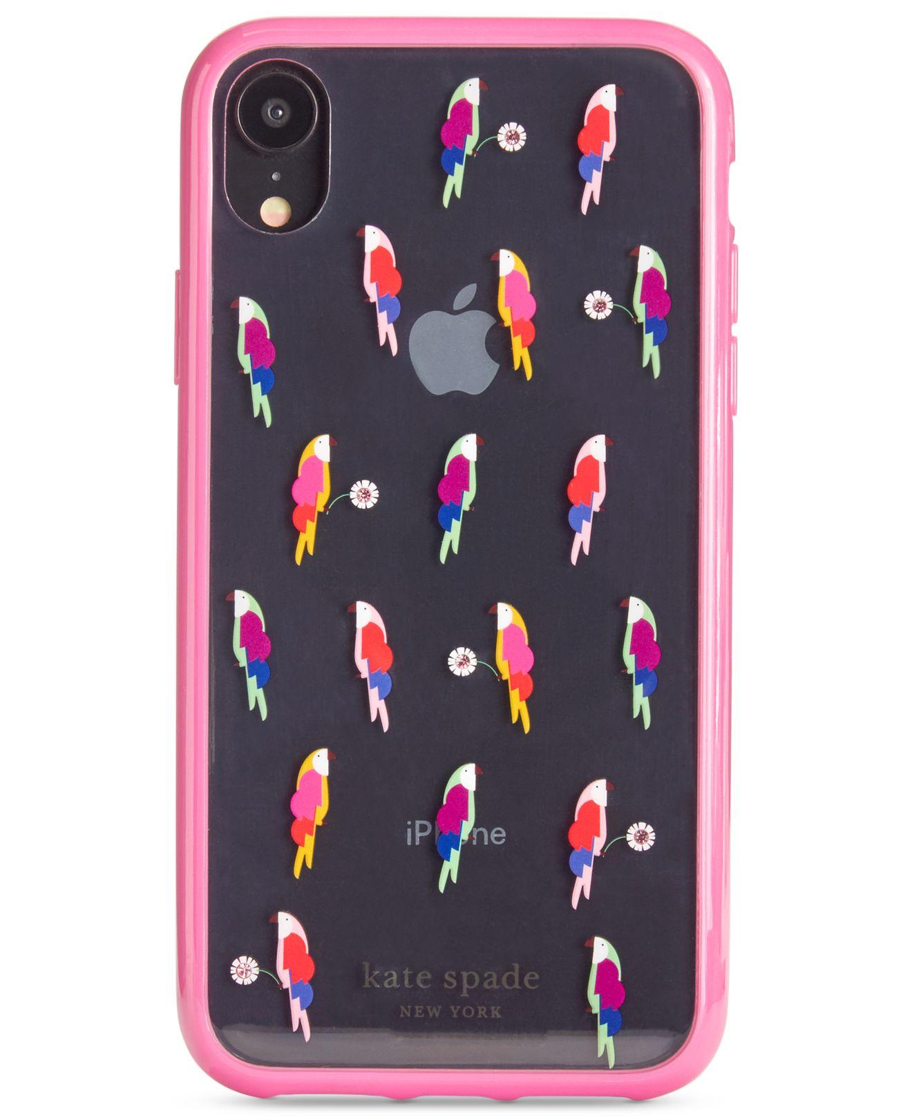 Kate Spade Jeweled Flock Party Iphone Xs Max Case Lyst