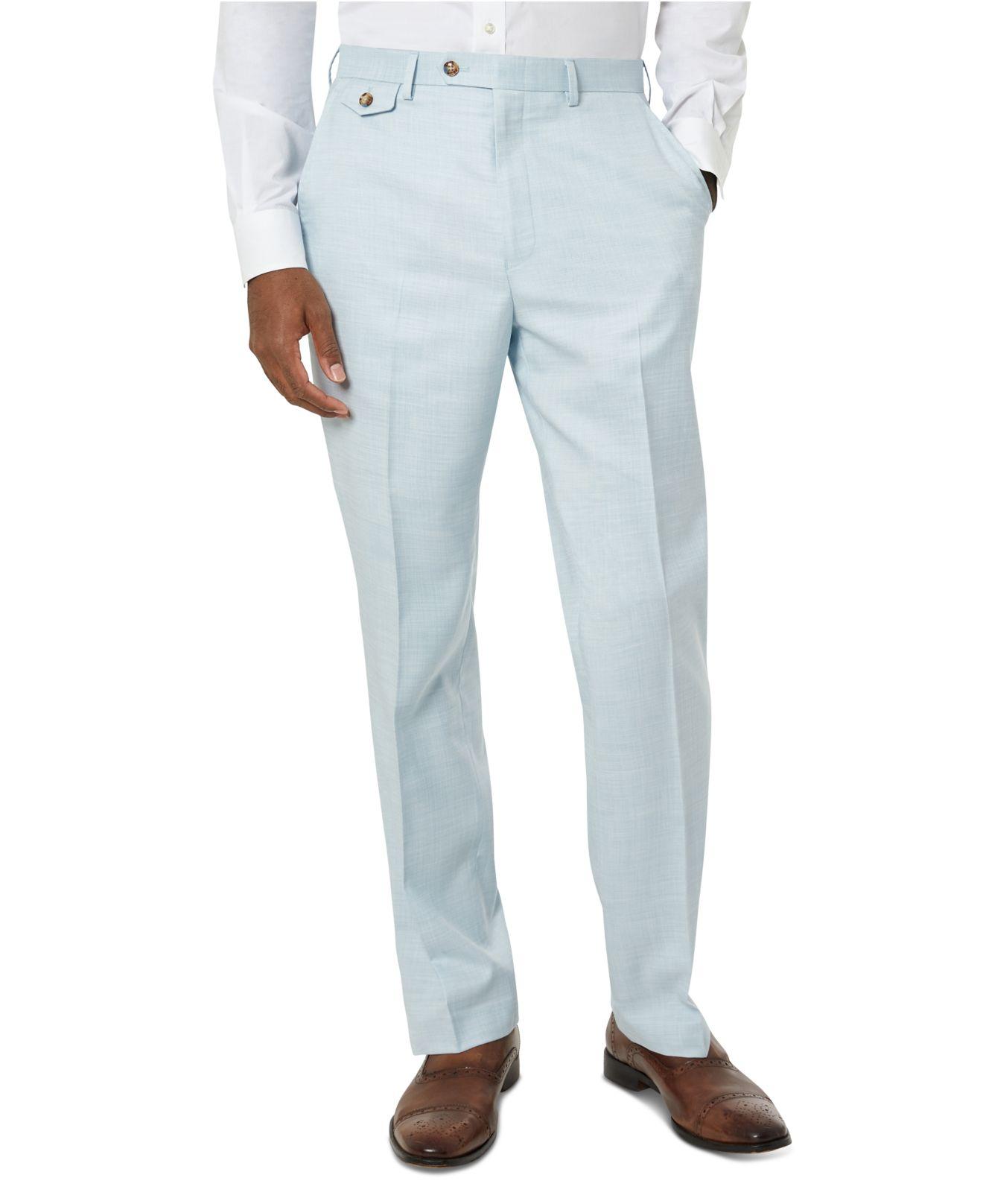 Tayion Collection Classicfit Light Blue Suit Pants for Men Lyst