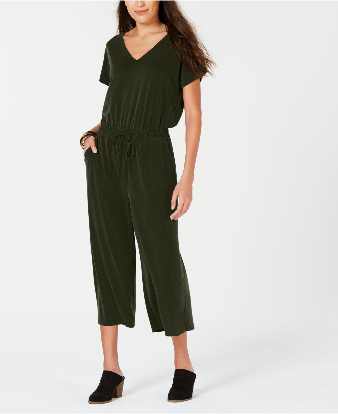 macy's petite womens jumpsuits