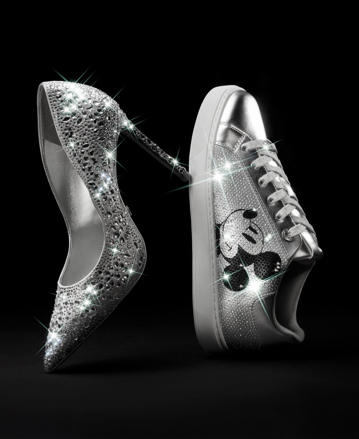 ALDO X Disney D100 Rhinestone Graphic Sneakers in White Lyst
