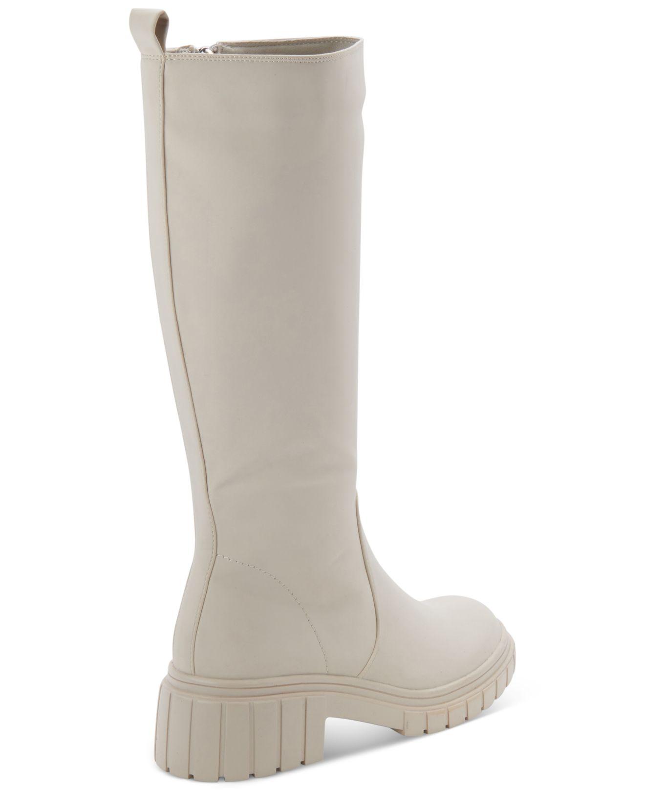 Aqua College Paz Waterproof Riding Boots, Created For Macy's in White | Lyst