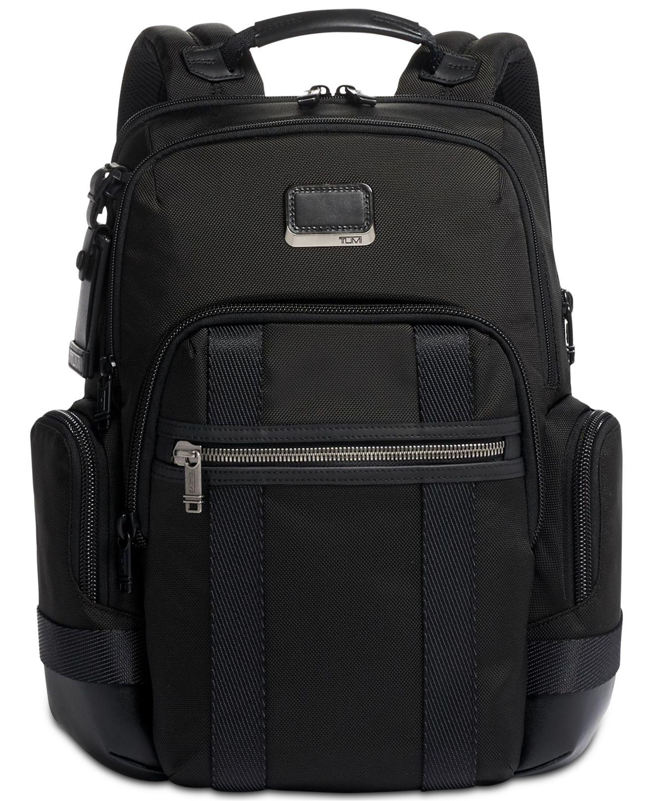 Tumi Alpha Nathan Expandable Backpack in Black for Men Lyst