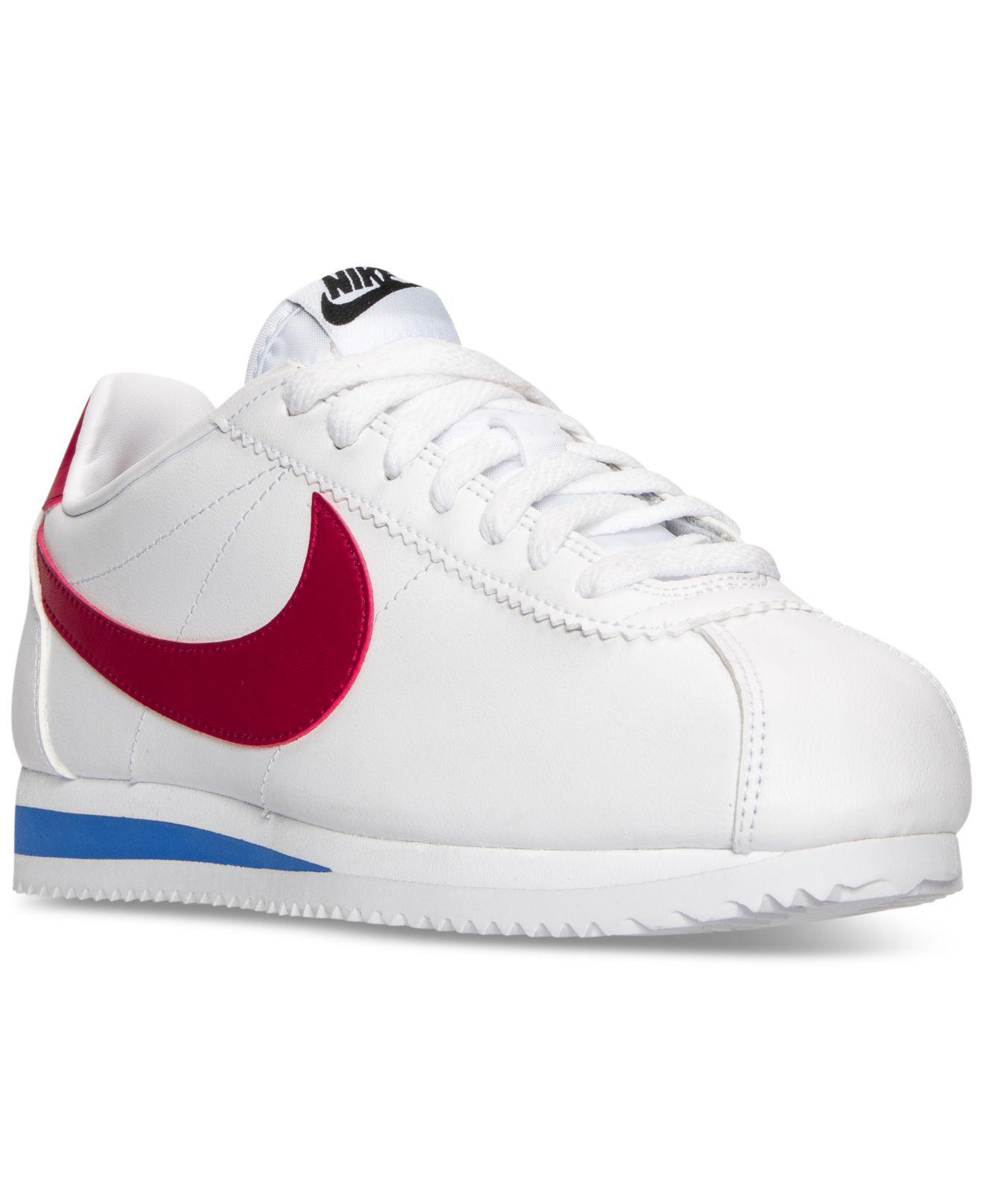 women's classic cortez premium casual sneakers from finish line