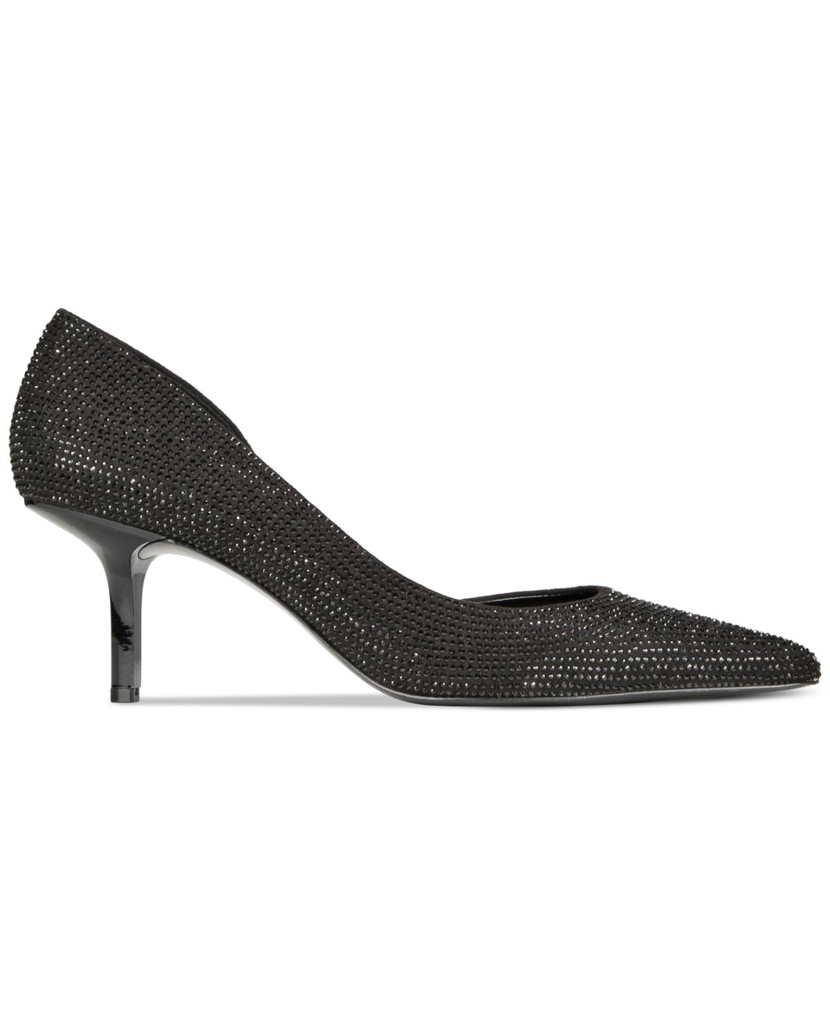 INC International Concepts Gazala Embellished Pumps in Black Lyst