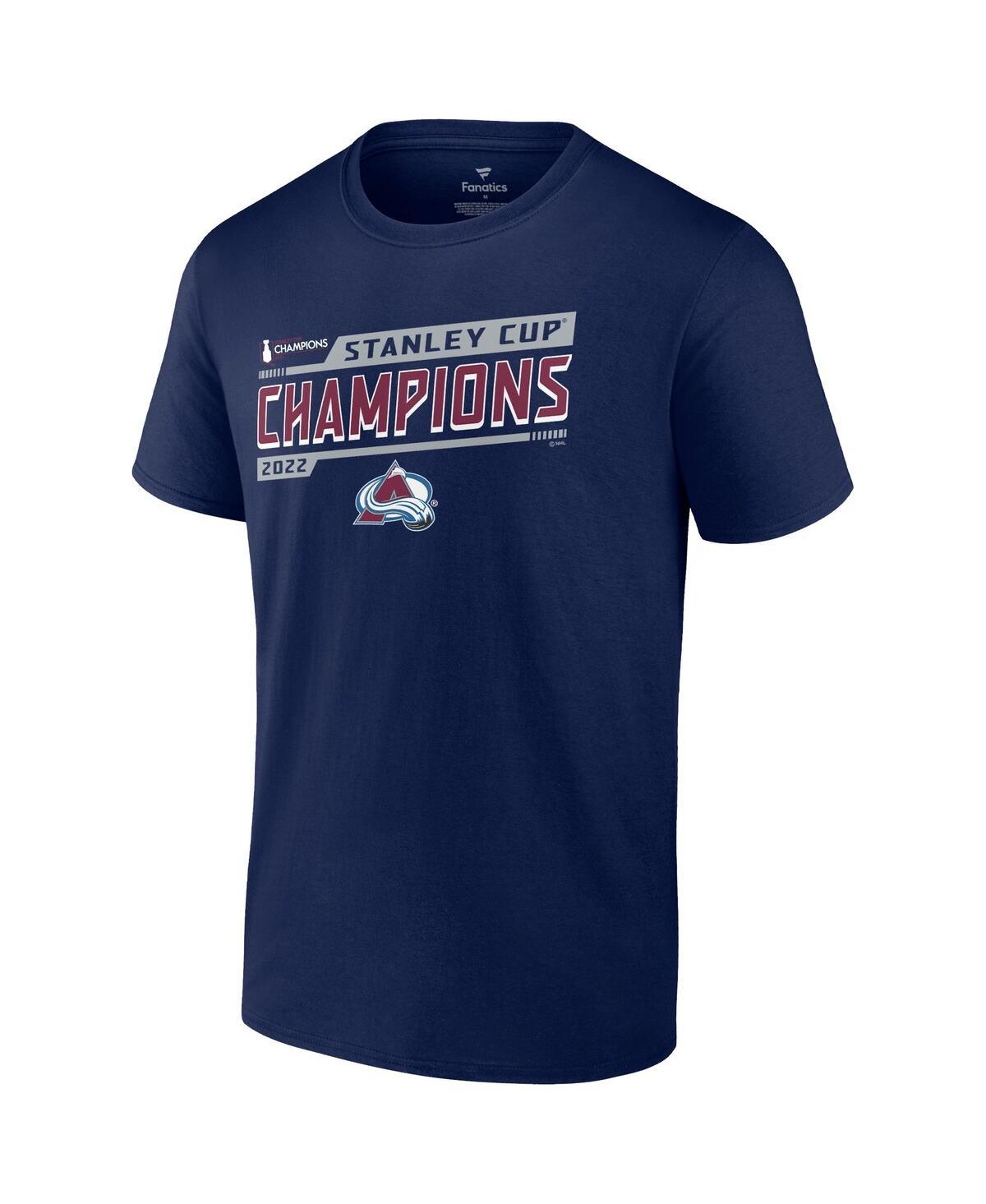 Men's Fanatics Branded White Colorado Avalanche 2022 Stanley Cup Champions Signature Roster T-Shirt