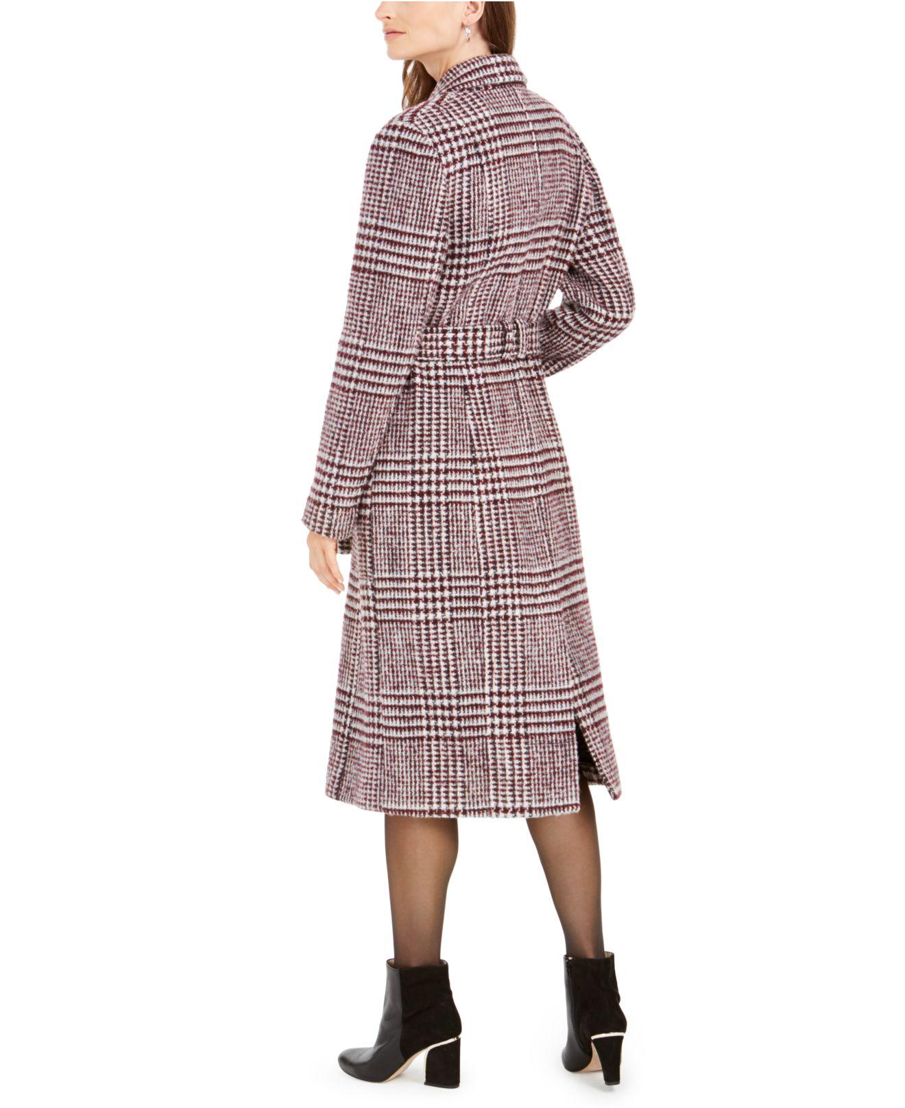 cole haan burgundy coat
