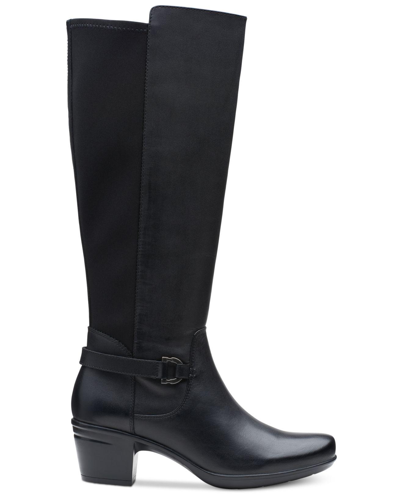clarks emslie wide calf boot