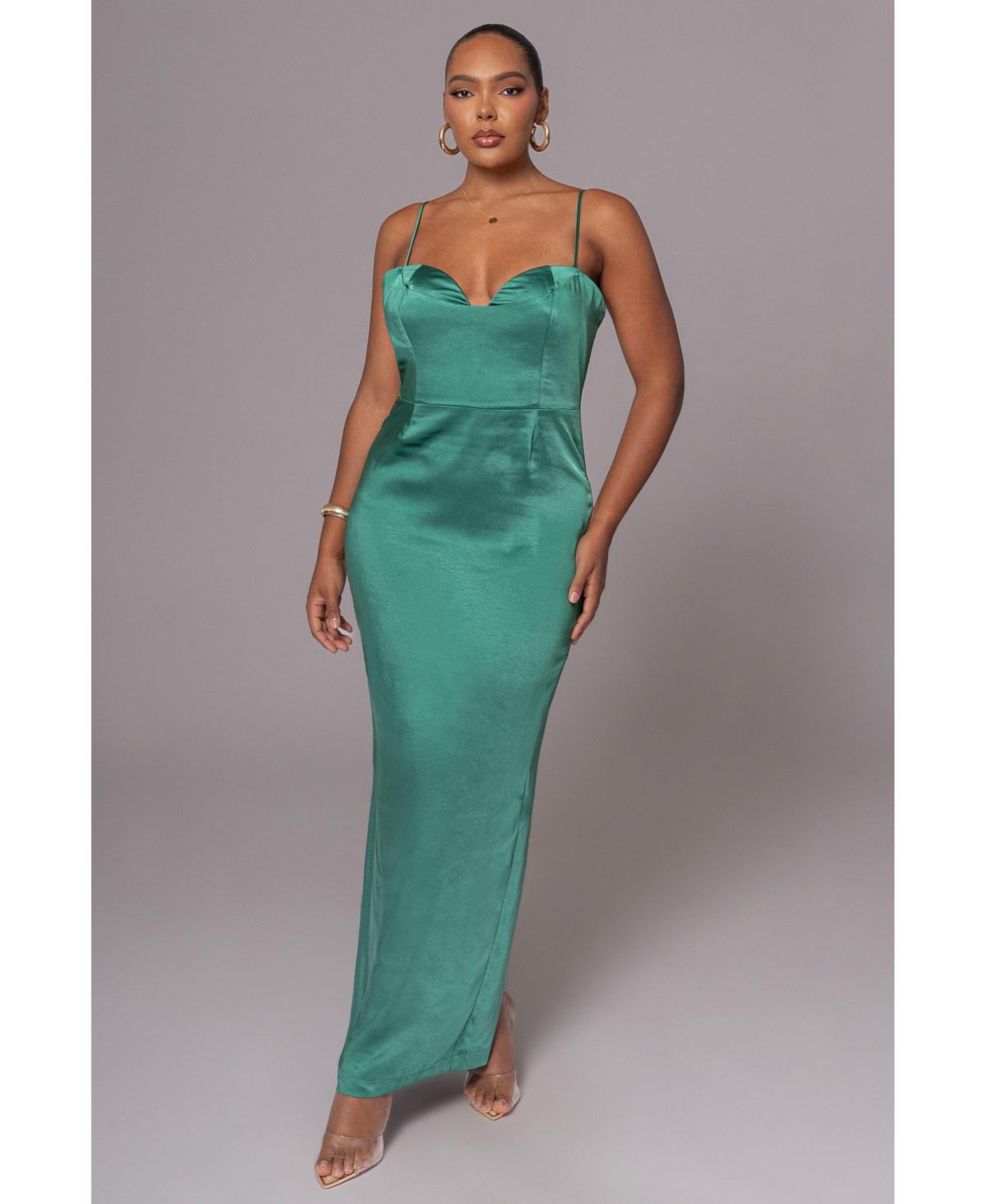 test of time maxi dress green BENITO MAXI DRESS - CALISTA GREEN