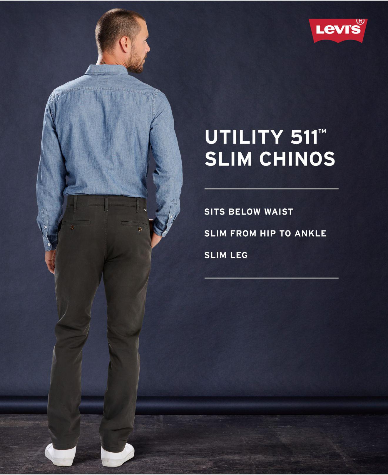 Denim Men's Slim-fit Carpenter Pants 