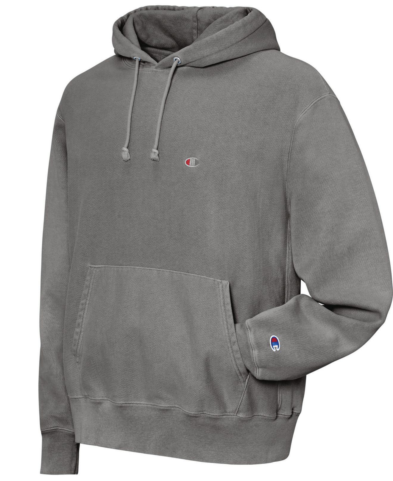 Champion Garment-dyed Reverse Weave® Hoodie in Gray for Men | Lyst