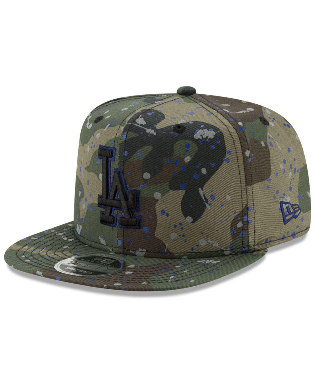 dodgers camouflage hat