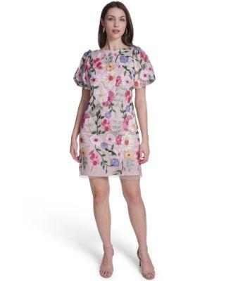 Designer Floral Embroidered Mesh Dresses for Women - Up to 65% off | Lyst