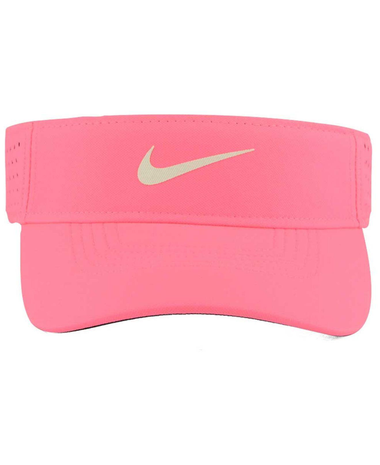 hot pink nike visor