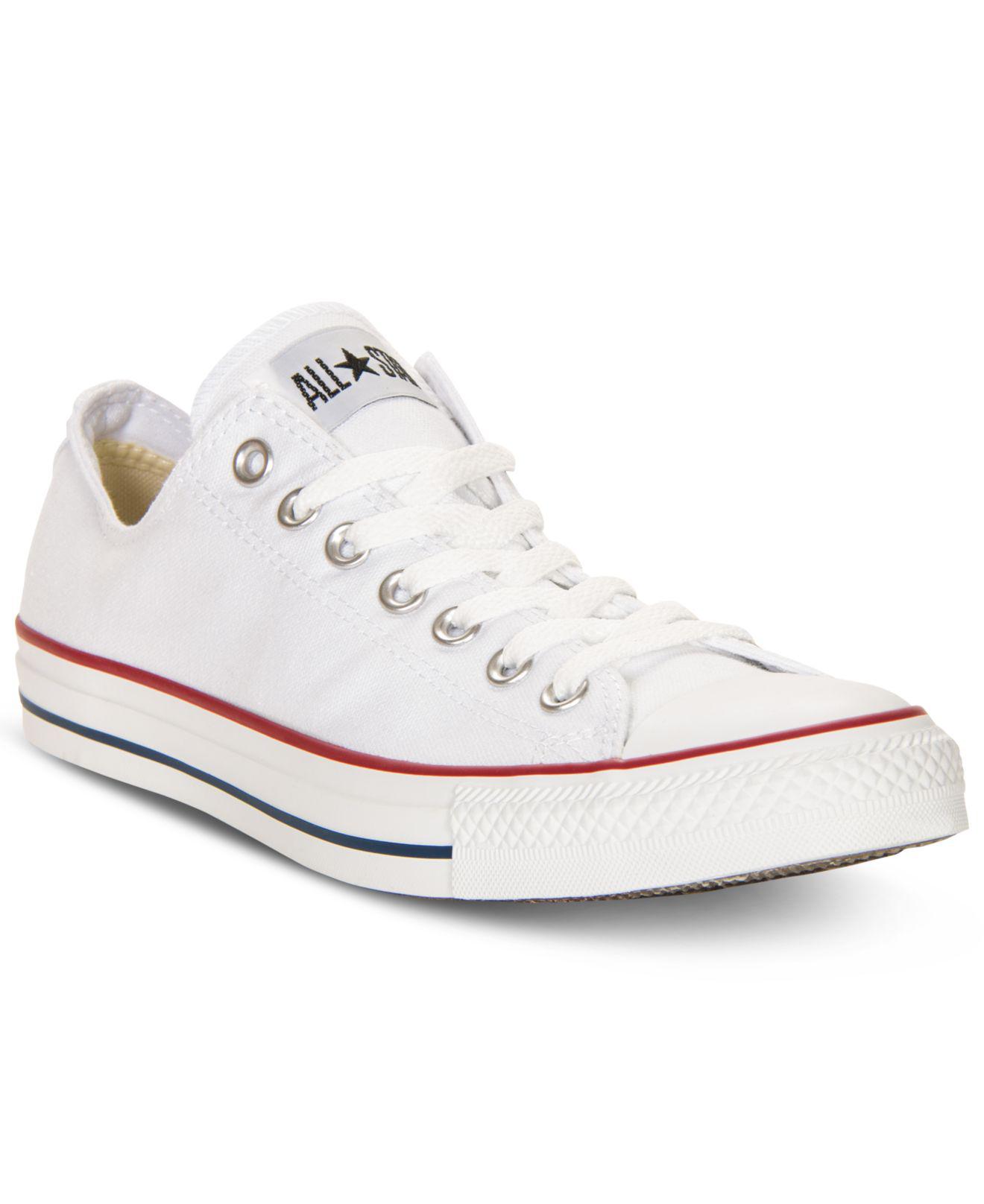Converse Canvas Men's Shoes, Chuck Taylor Low Top Sneakers From Finish ...