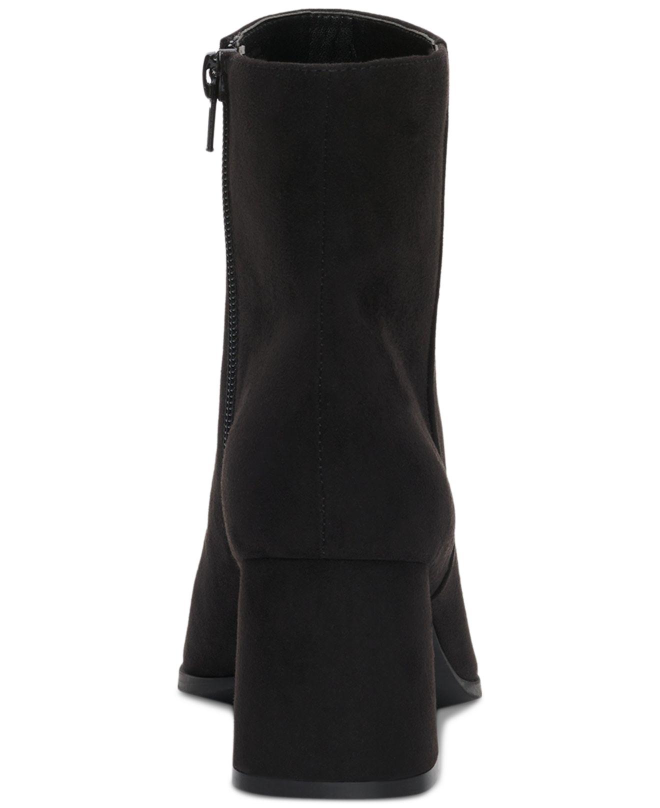 INC International Concepts Dasha Block-heel Booties, Created For Macy's in  Black | Lyst