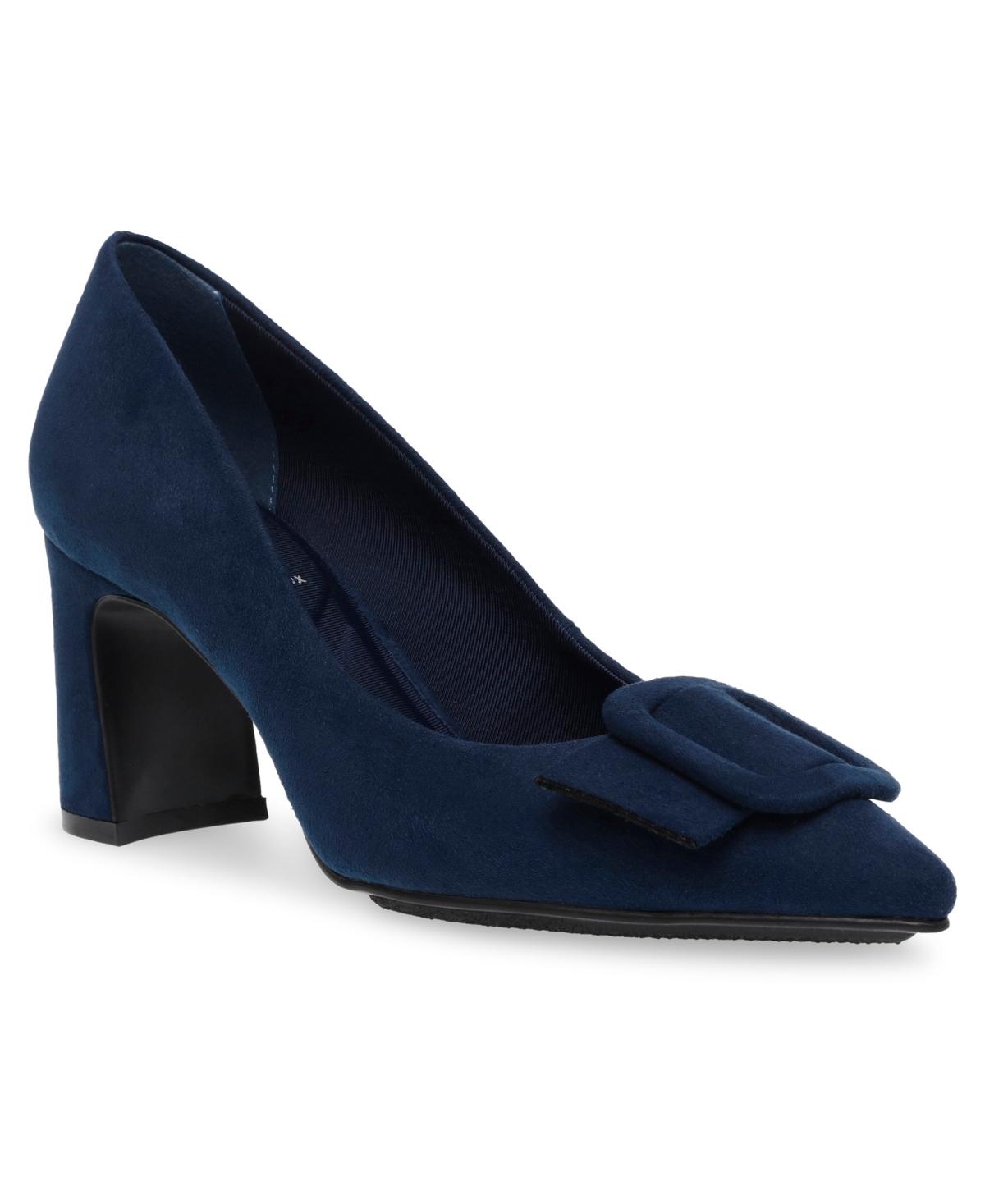 Anne klein navy pumps clearance
