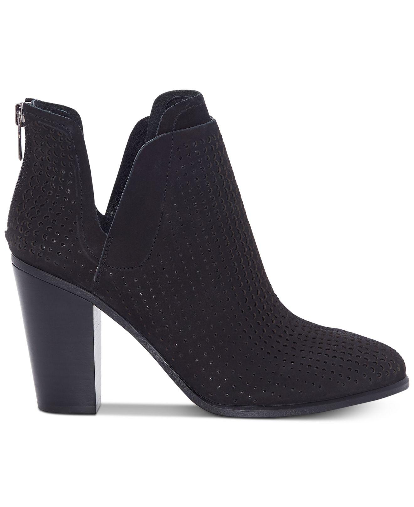 vince camuto farrier perforated booties